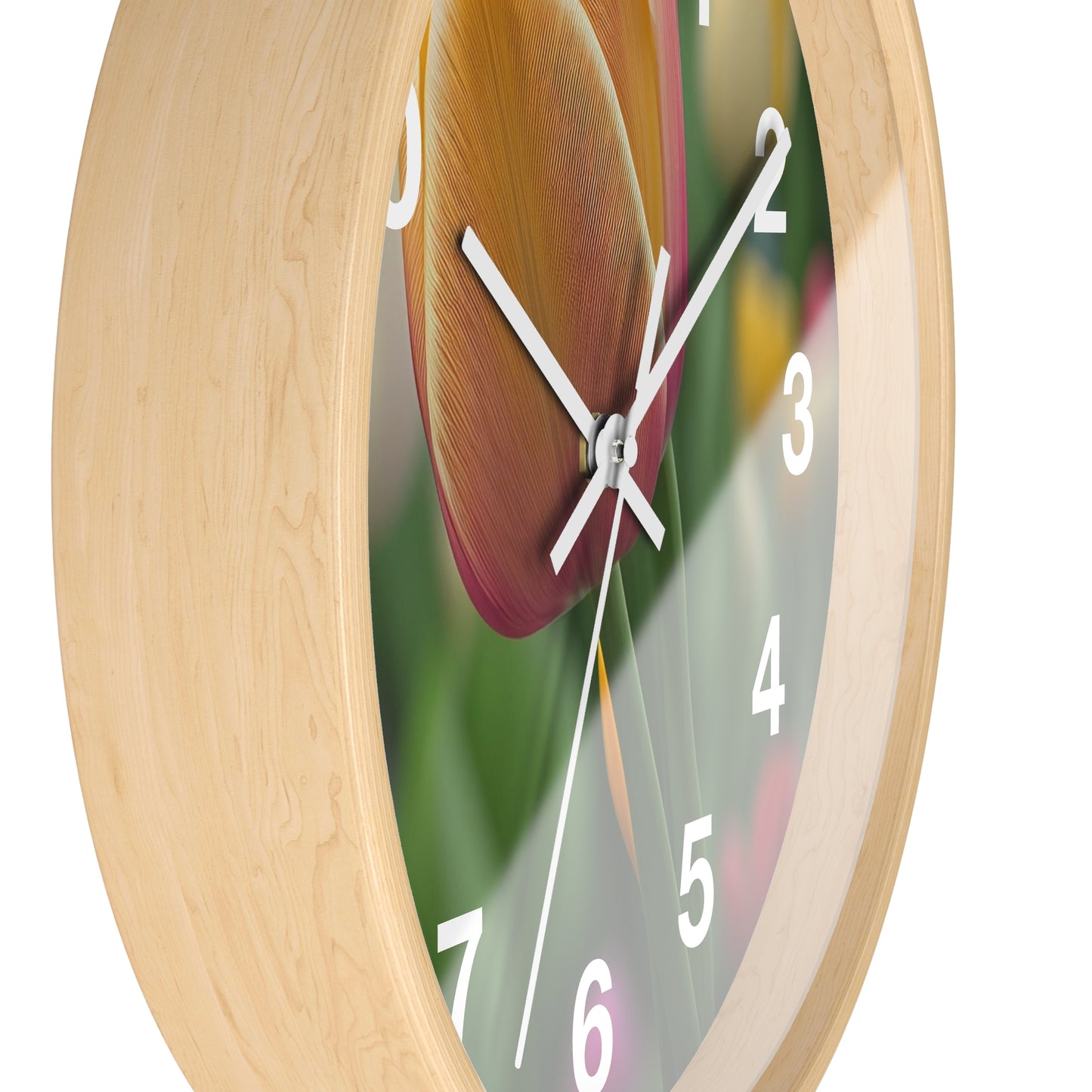 Orange Tulip Wall Clock (SP Photography Collection)