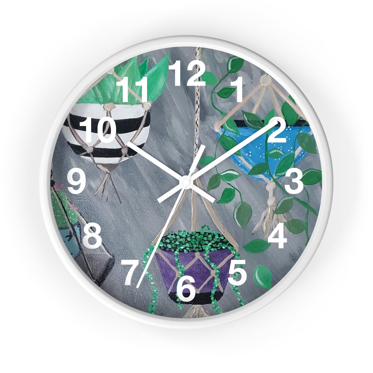 Succulent Delight Wall Clock (Brookson Collection)