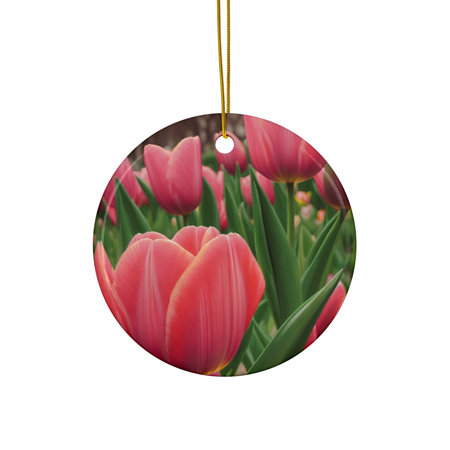 Pink Tulip Ceramic Ornament (SP Photography Collection)