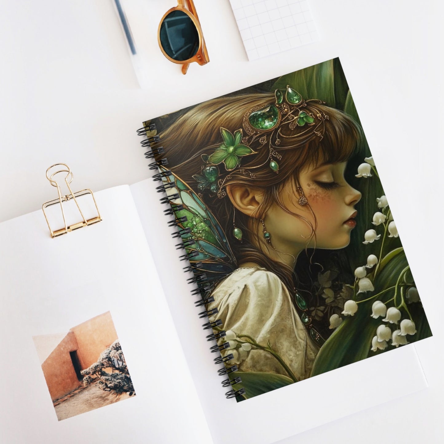 Lily Fairy Spiral Notebook - Ruled Line (aiB & J Collections)