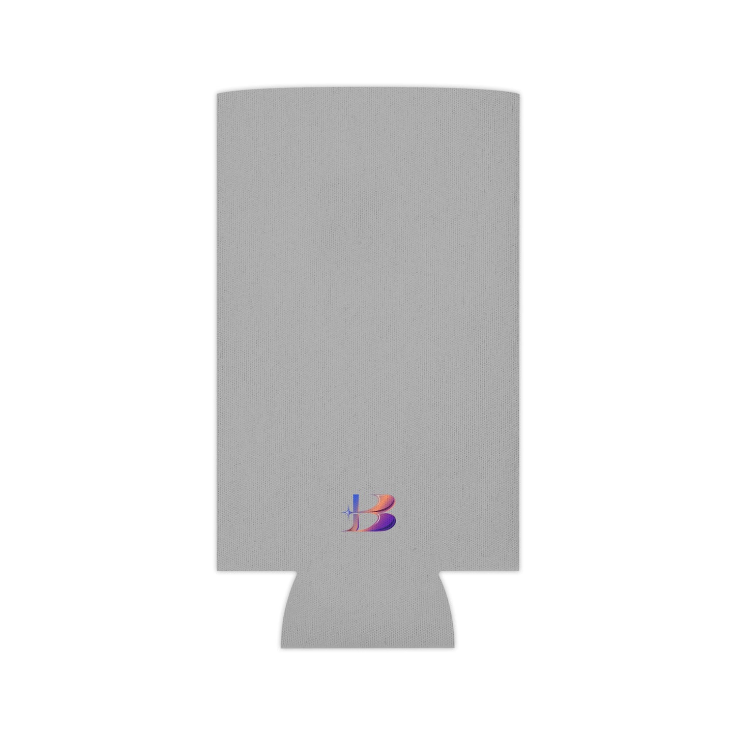 Valentines Day Slim Can Cooler Sleeve (Specialties Collection) GRAY