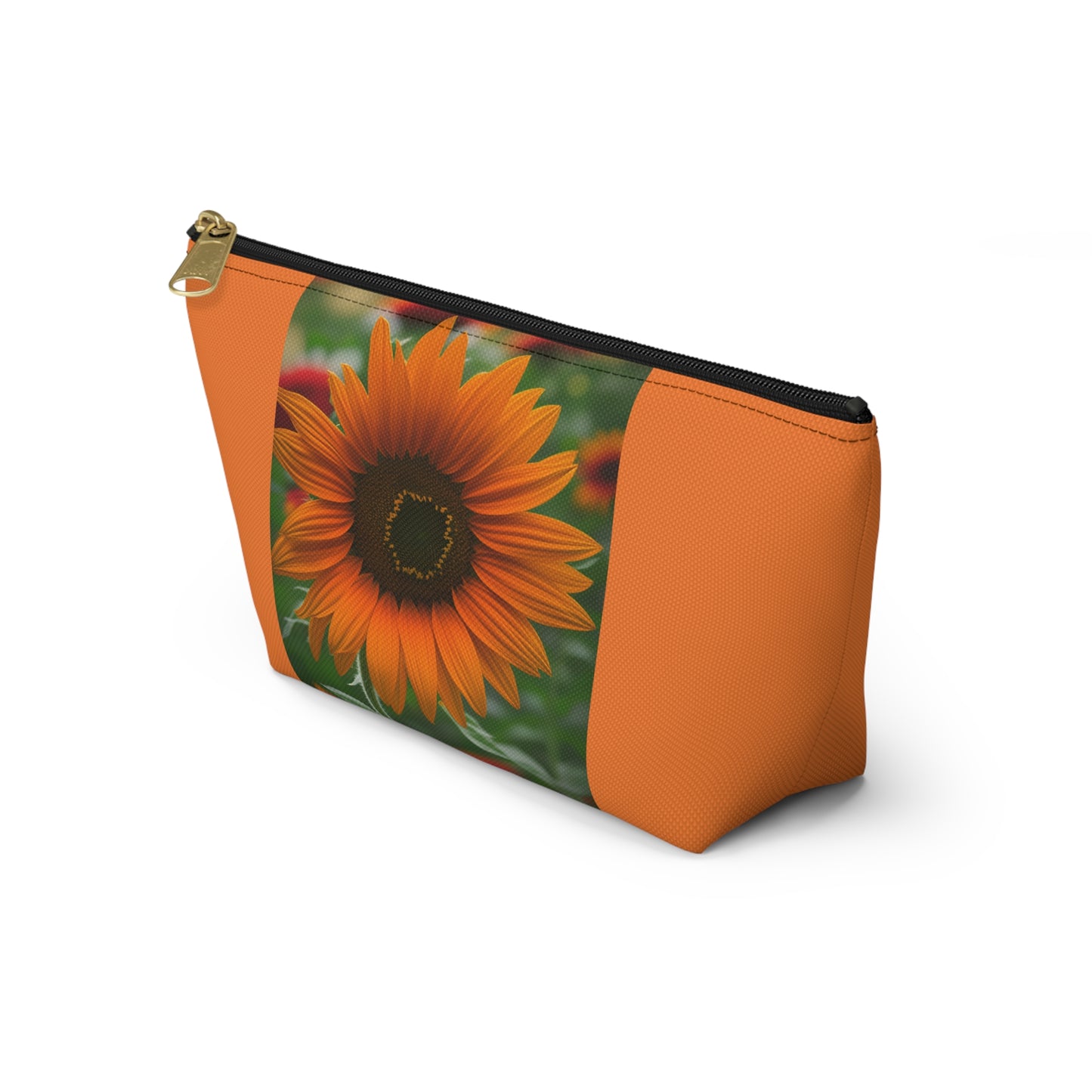 Orange Sunflower Pouch w T-bottom (SP Photography Collection) ORANGE