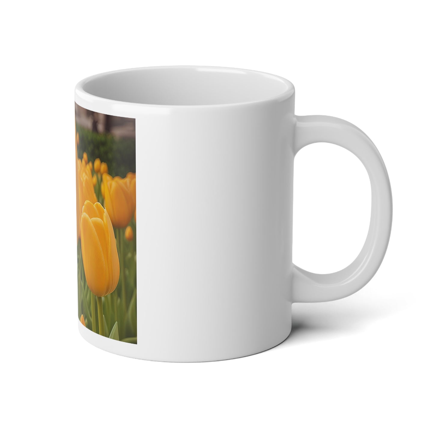 Yellow Tulip Jumbo Mug, 20oz (SP Photography Collection)