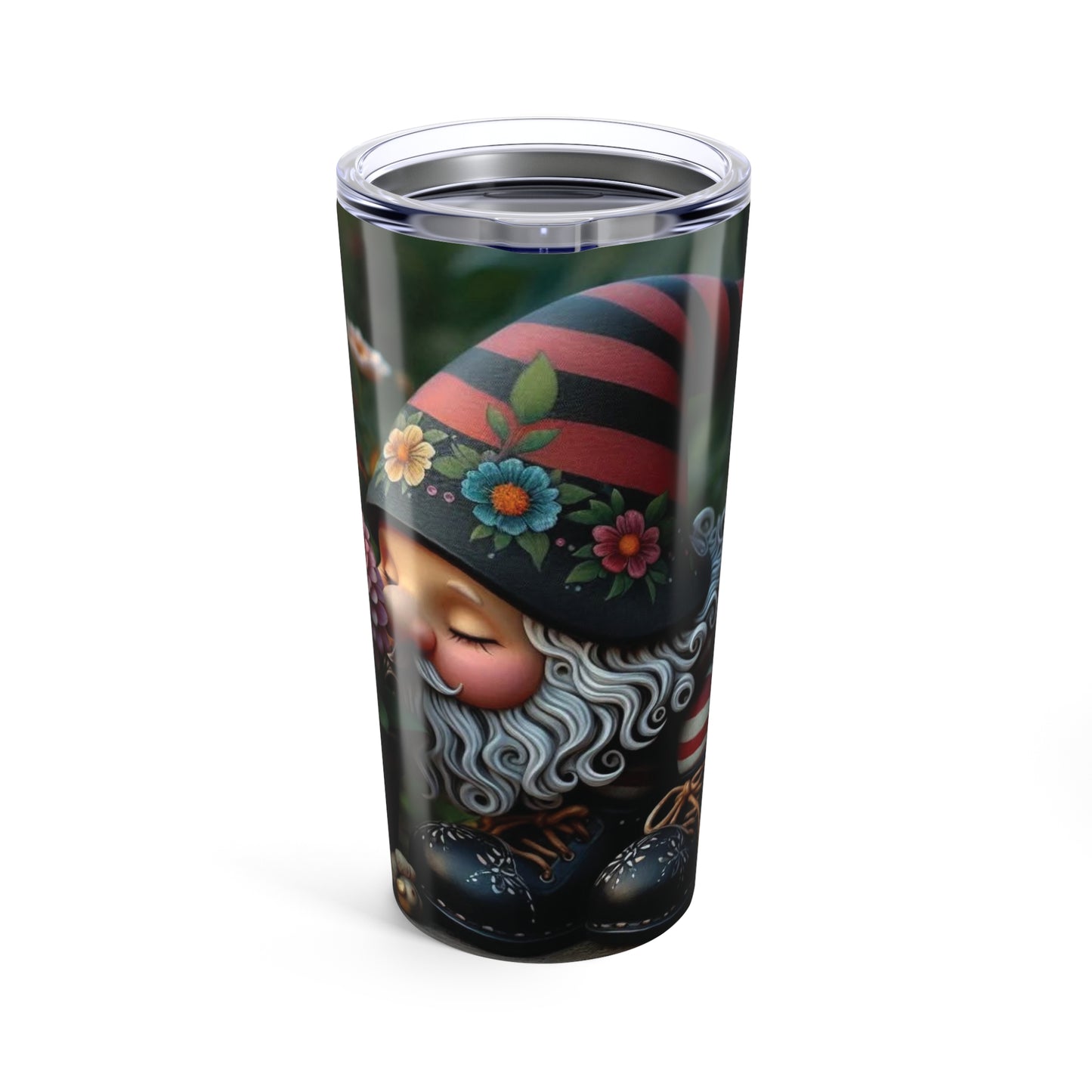 Flower Gnome Tumbler 20oz (aiB & J Collections)
