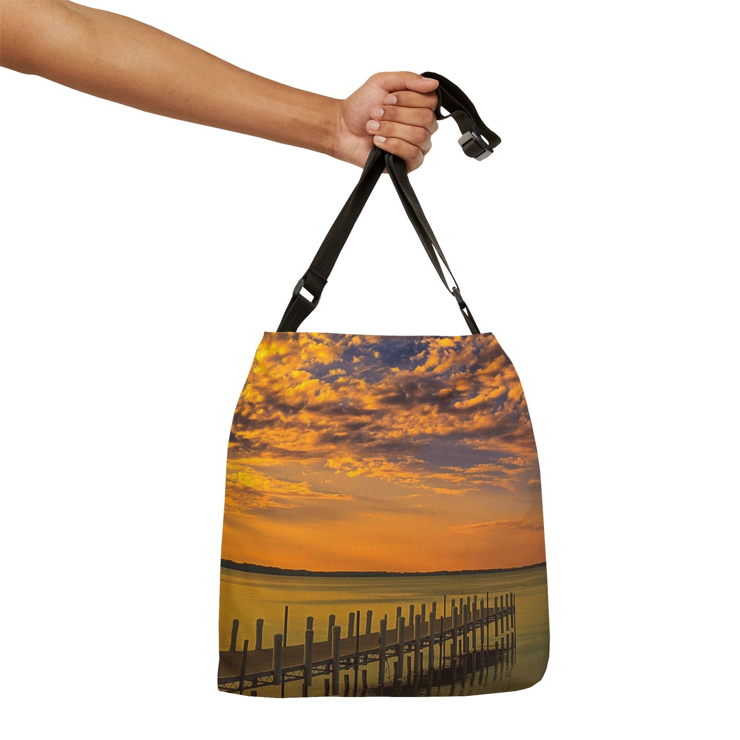 On The Dock Adjustable Tote Bag (SP Photography Collection) ORANGE
