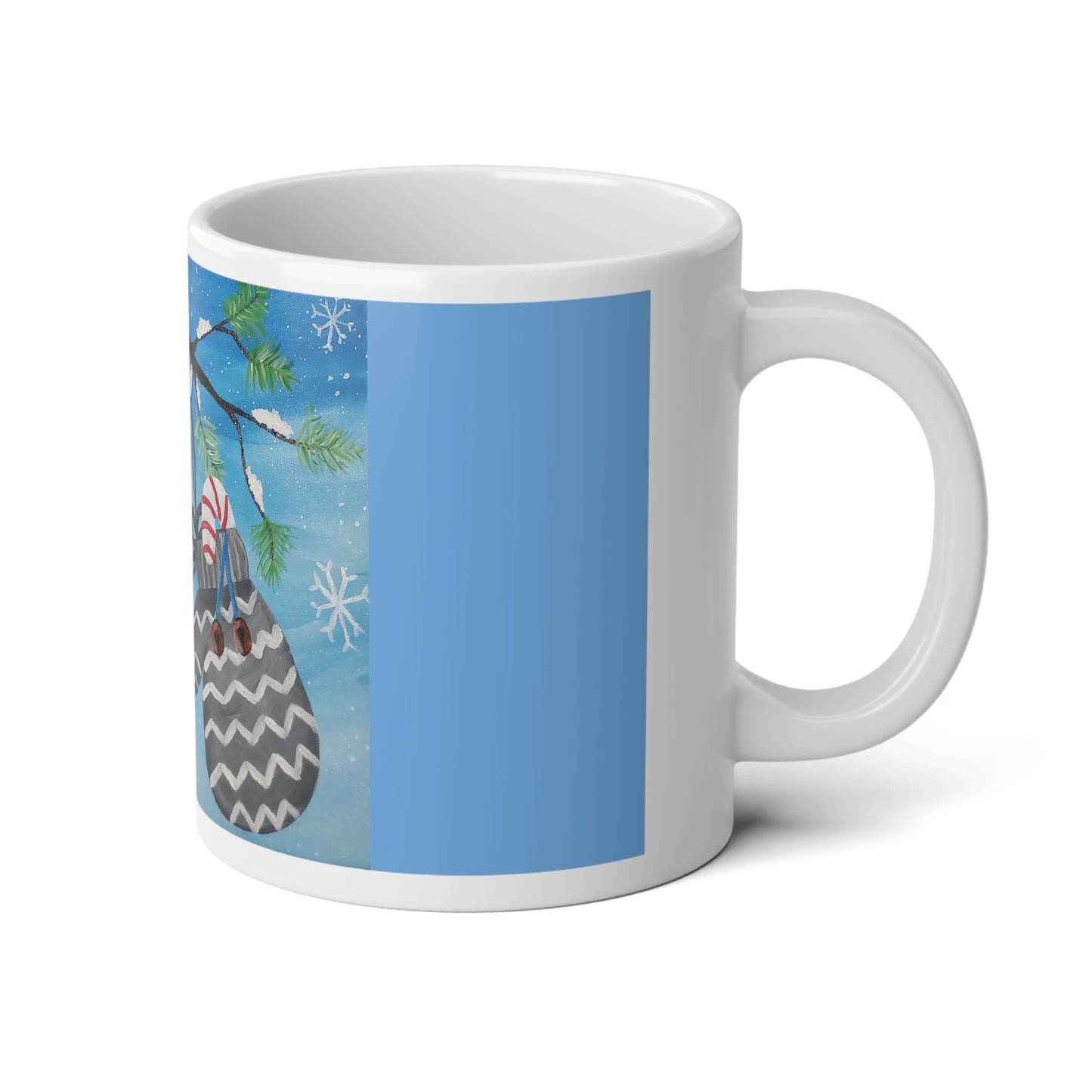 Mittens Jumbo Mug, 20oz (Brookson Collection) BLUE