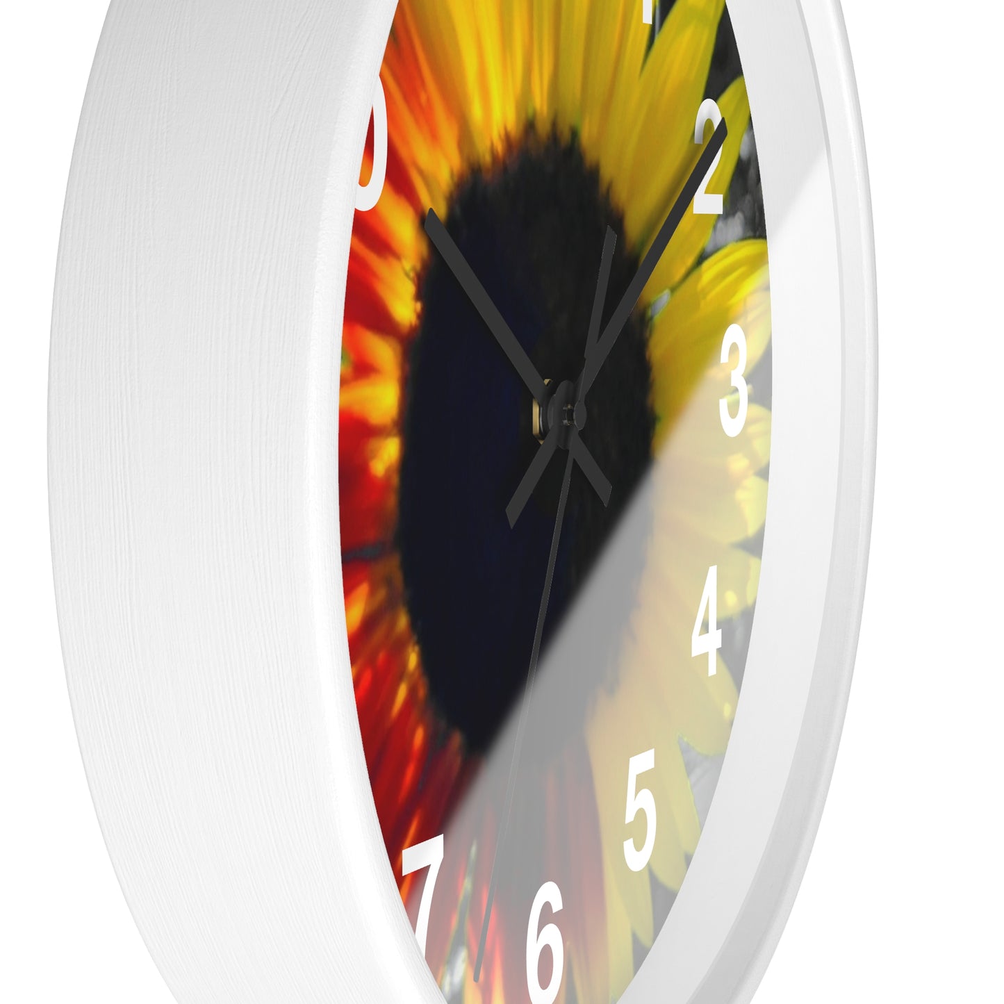 Mixed Sunflower Wall Clock (Enchanted Exposures By Tammy Lyne)