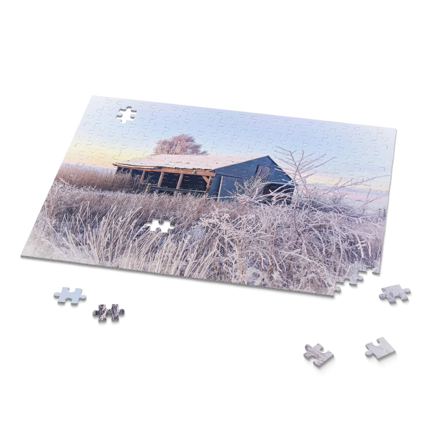 Wintery Barn Puzzle (SP Photography Collection 120, 252, 500-Piece)