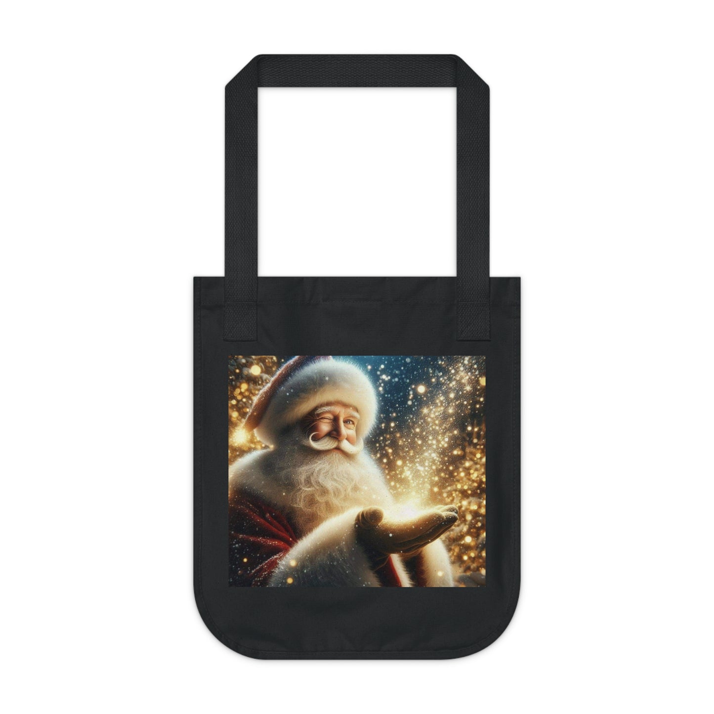 Santa Magic Organic Canvas Tote Bag (ai B & J Collections)