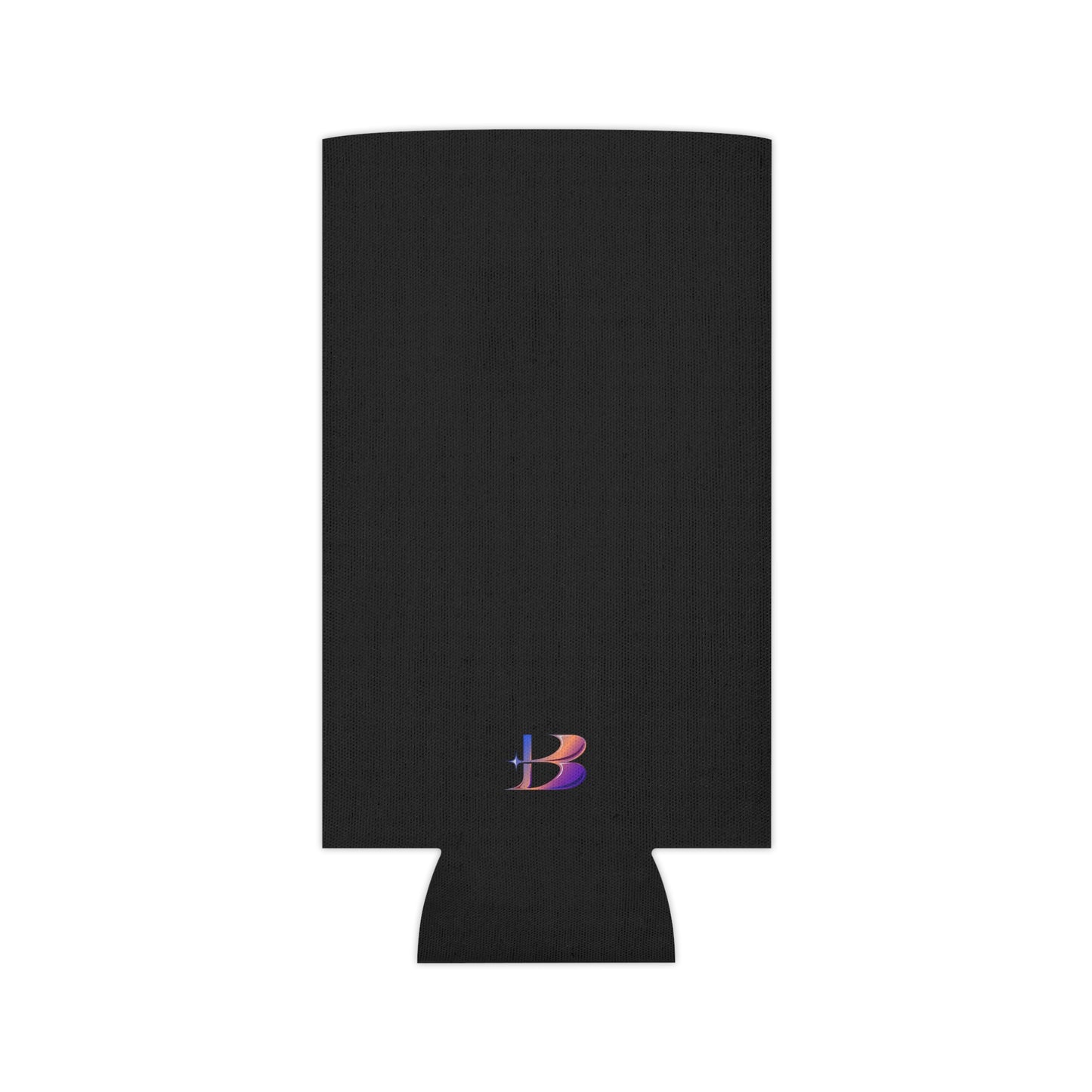 Midnight Bloom Can Slim Cooler Sleeve (SP Photography Collection) BLACK