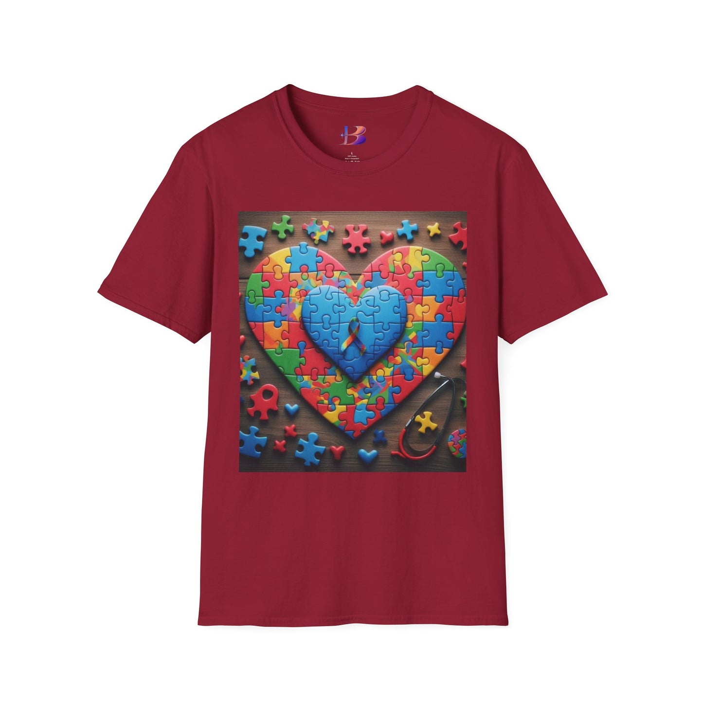 Autism Unisex Softstyle T-Shirt (aiB & J Collections)(MULTIPLE COLORS)