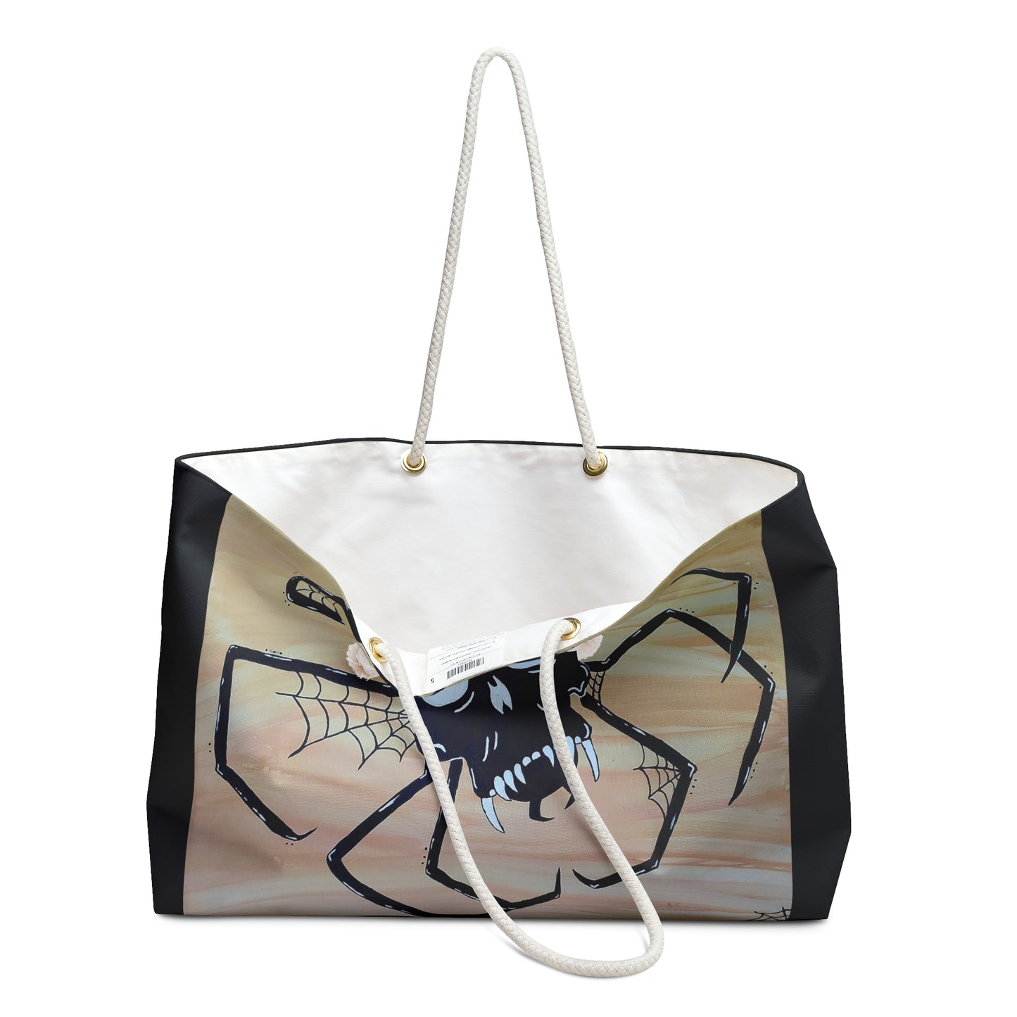 Spike Weekender Bag (Peculiar Paintings Collection) BLACK