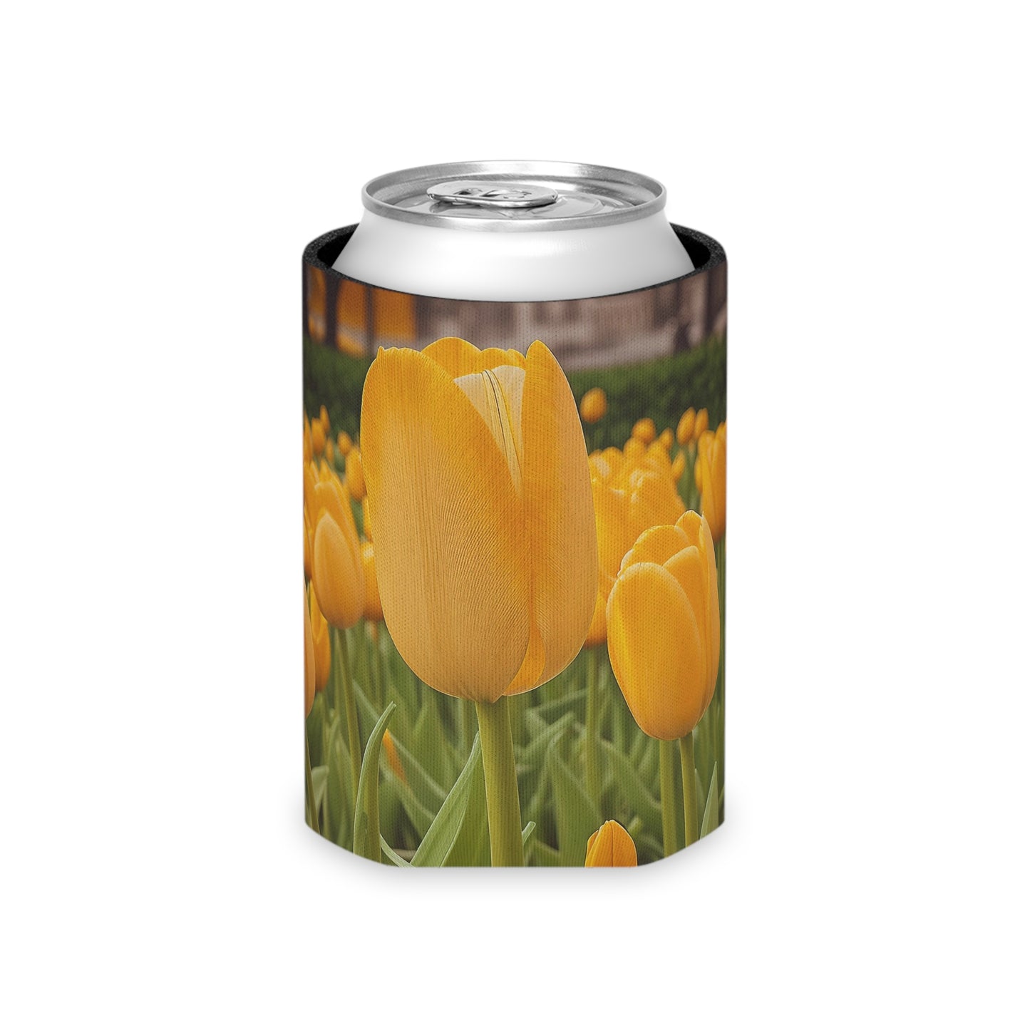 Yellow Tulip Can Regular Cooler Sleeve (SP Photography Collection) YELLOW