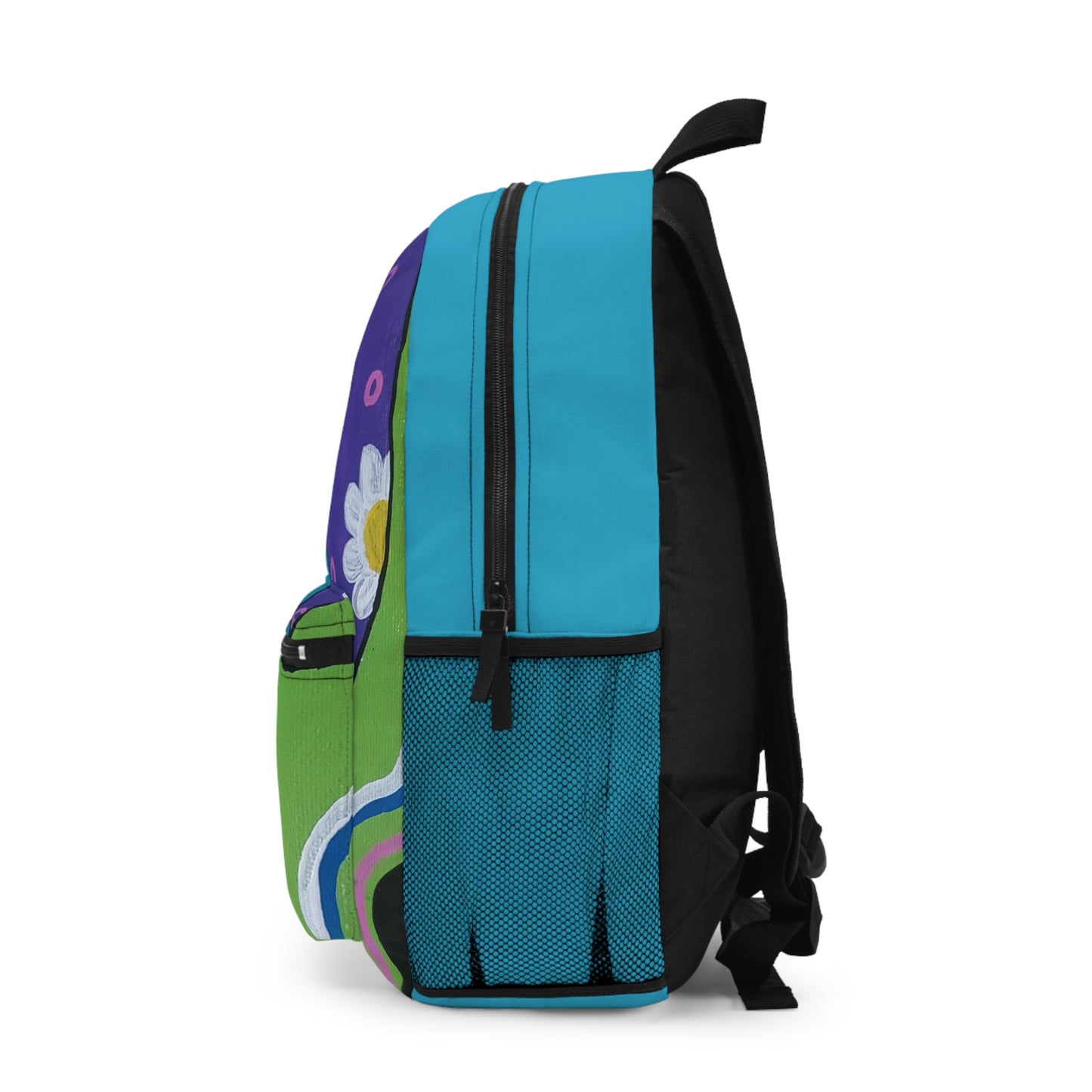Marguerite Mushroom Backpack (Peculiar Paintings Collection) BLUE