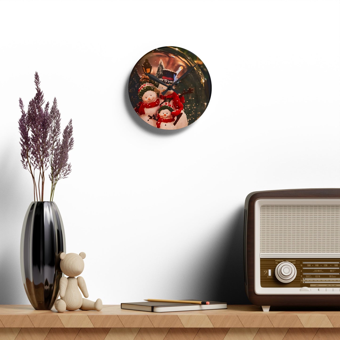 Snow Globe Wall Clock (SP Photography Collection)
