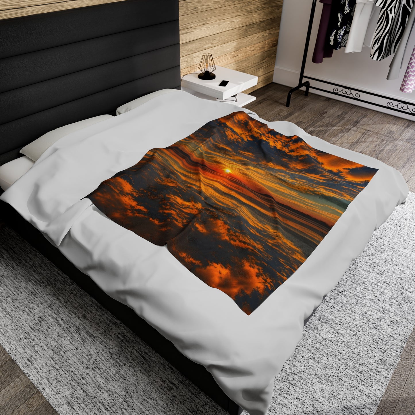 Orange Skies Plush Blanket (SP Photography Collection)