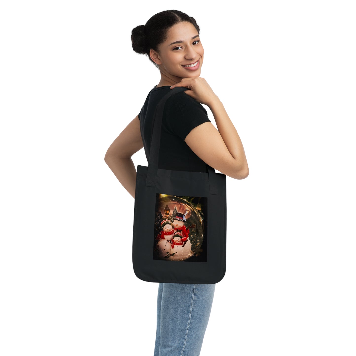 Snow Globe Organic Canvas Tote Bag (SP Photography Collection)