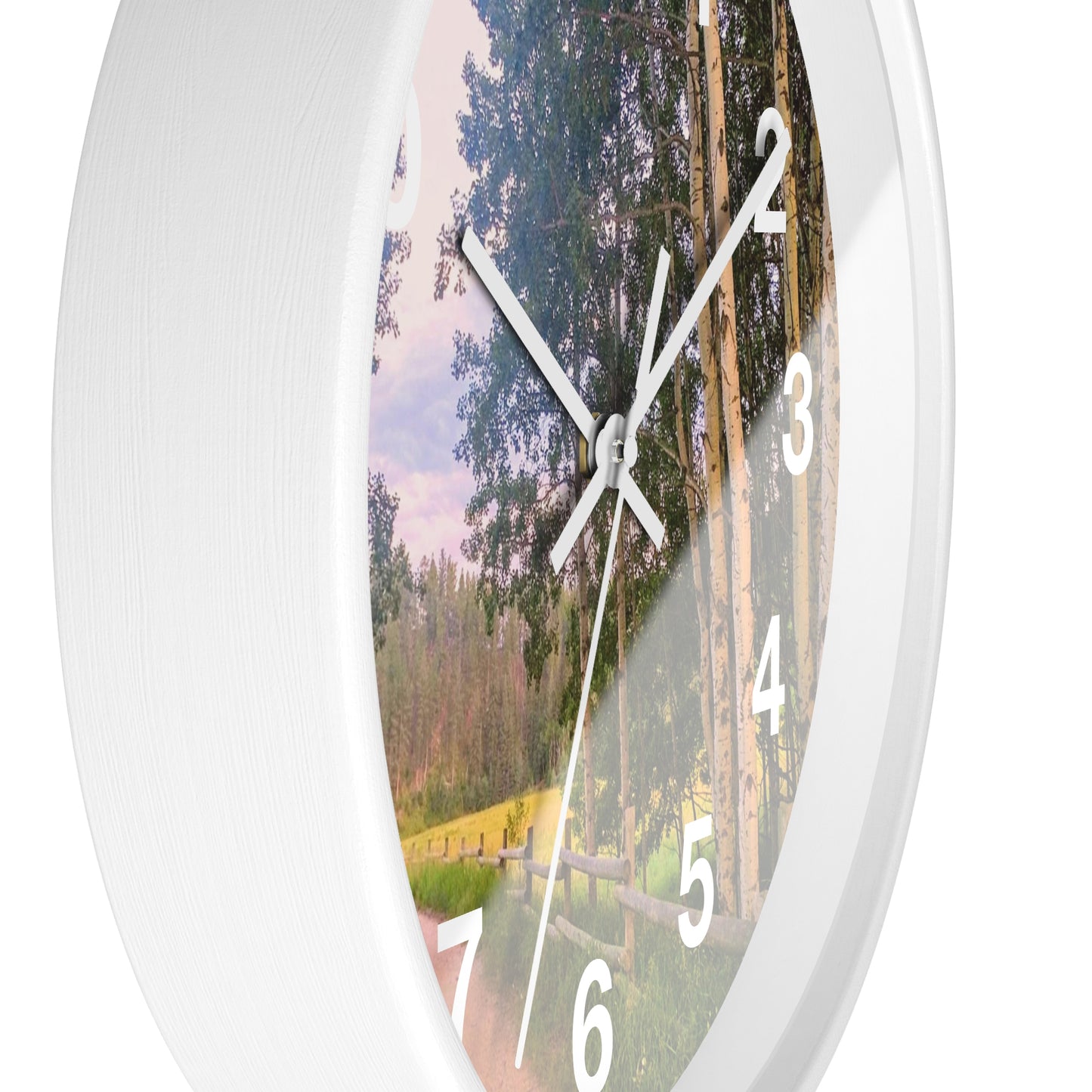 Country Road Wall Clock (SP Photography Collection)