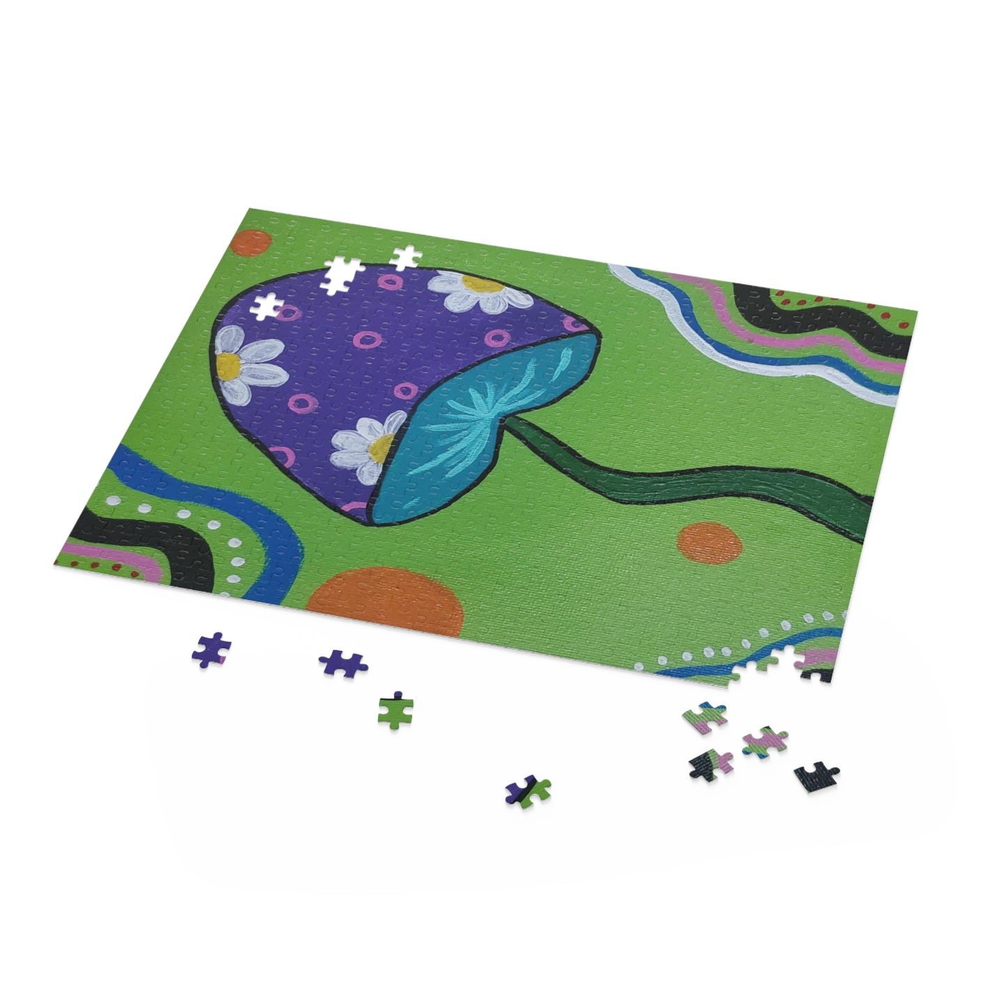 Marguerite Mushroom Puzzle (Peculiar Paintings Collection 120, 252, 500-Piece)