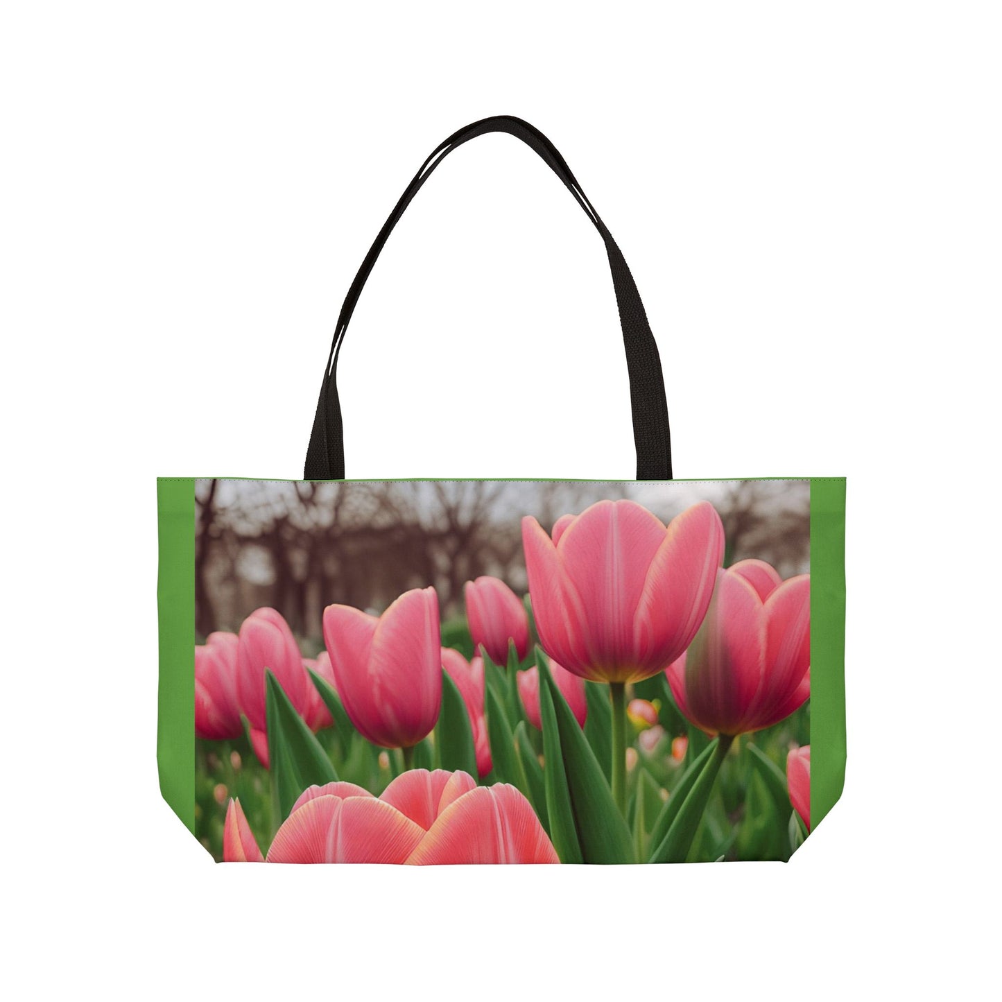Tulips Weekender Tote Bag (SP Photography Collection) GREEN