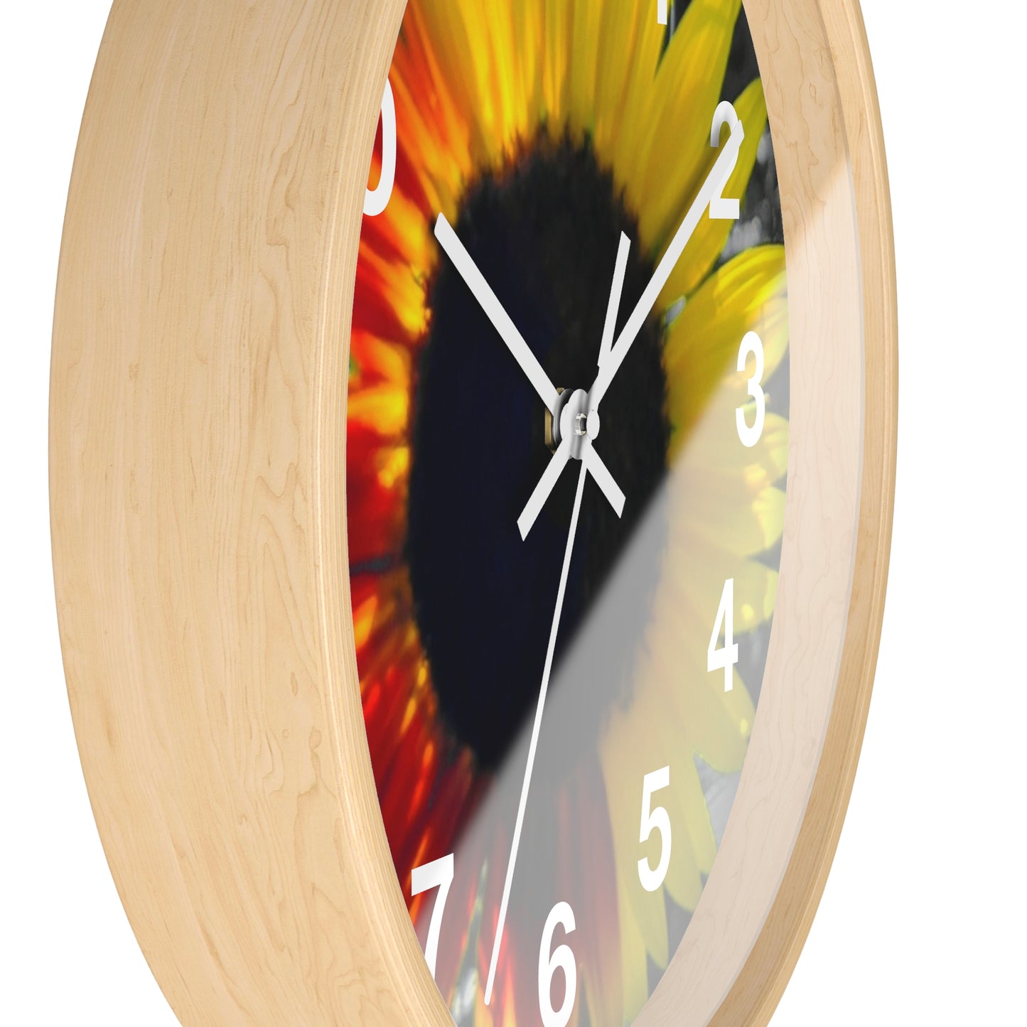 Mixed Sunflower Wall Clock (Enchanted Exposures By Tammy Lyne)