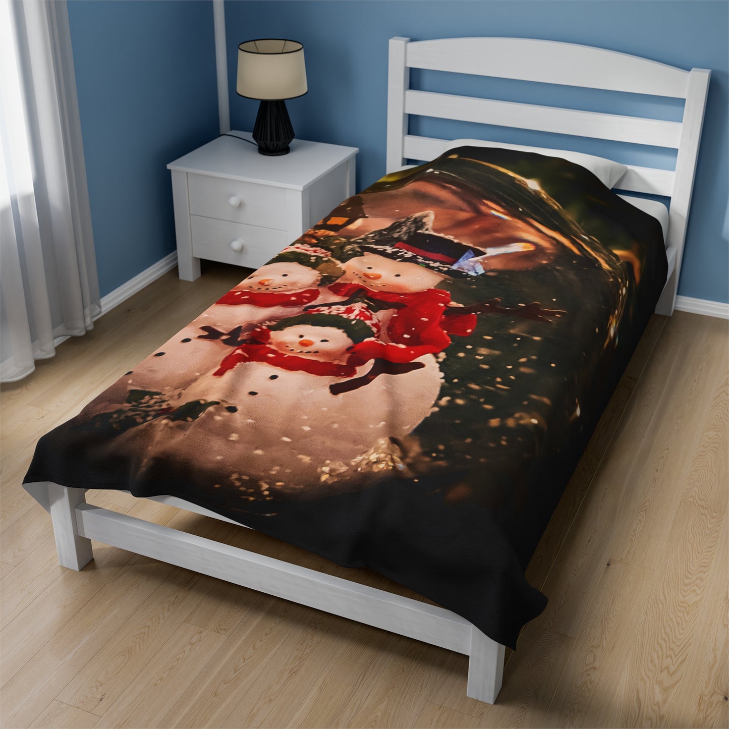 Snow Globe Velveteen Plush Blanket (SP Photography Collection)