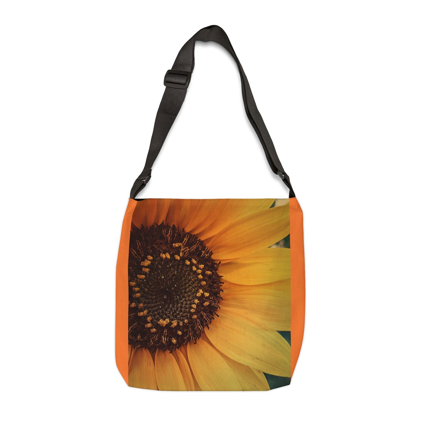 Sun Ray Sunflower Adjustable Tote Bag (SP Photography Collection) ORANGE