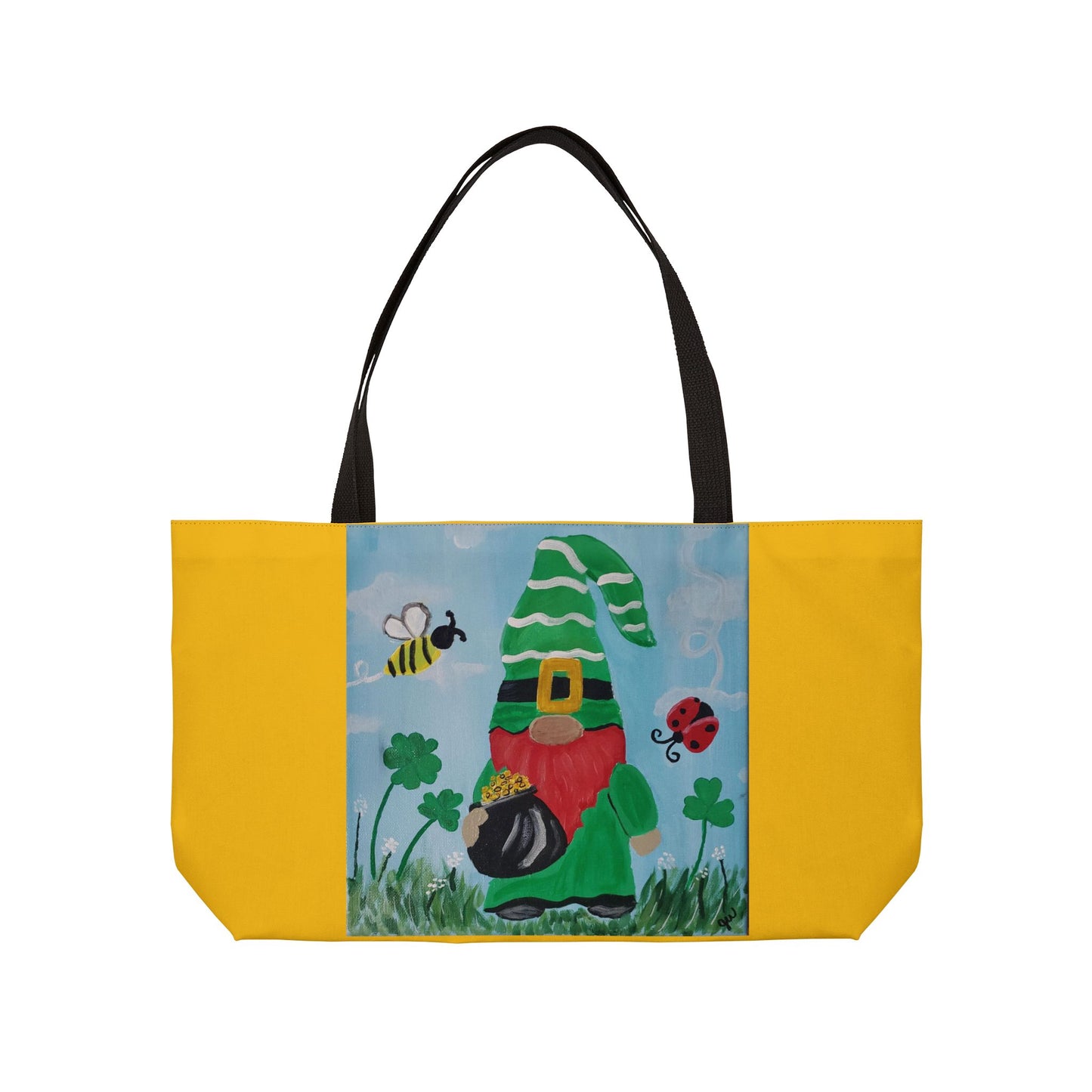 St. Patrick's Day Weekender Tote Bag (Brookson Collection) YELLOW