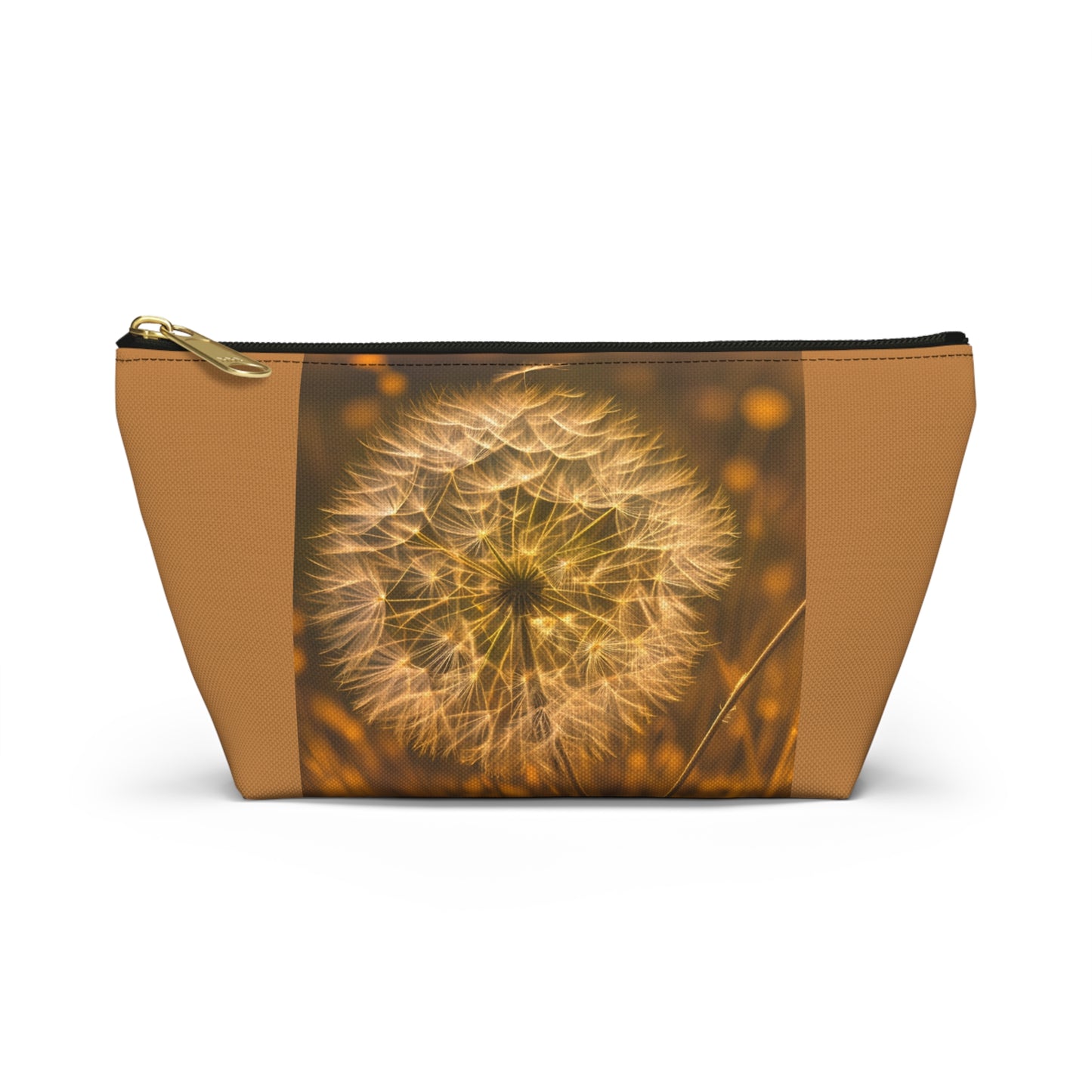 Make a wish Pouch w T-bottom (SP Photography Collection) BROWN