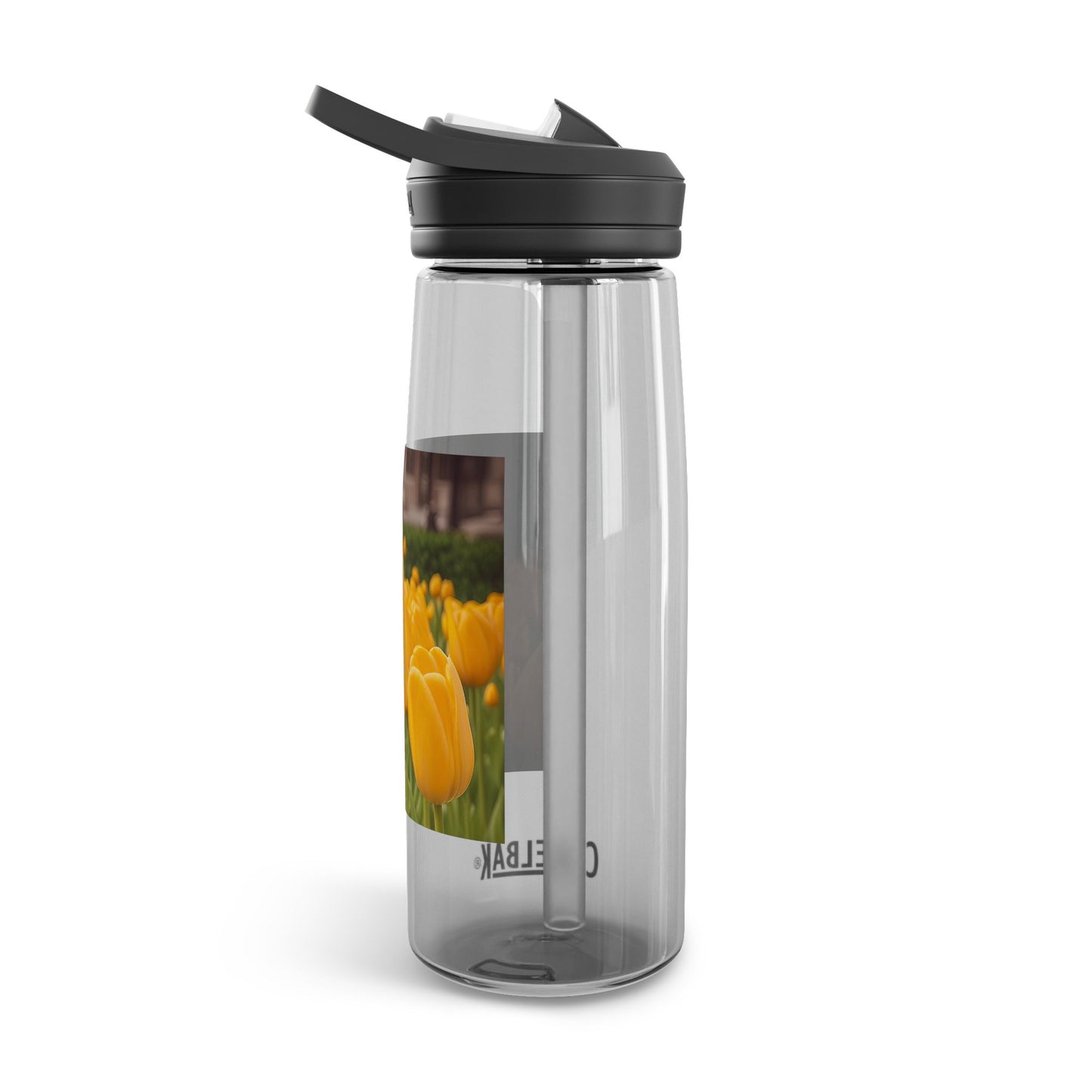 Yellow Tulip CamelBak Eddy® Water Bottle, 25oz (SP Photography Collection)