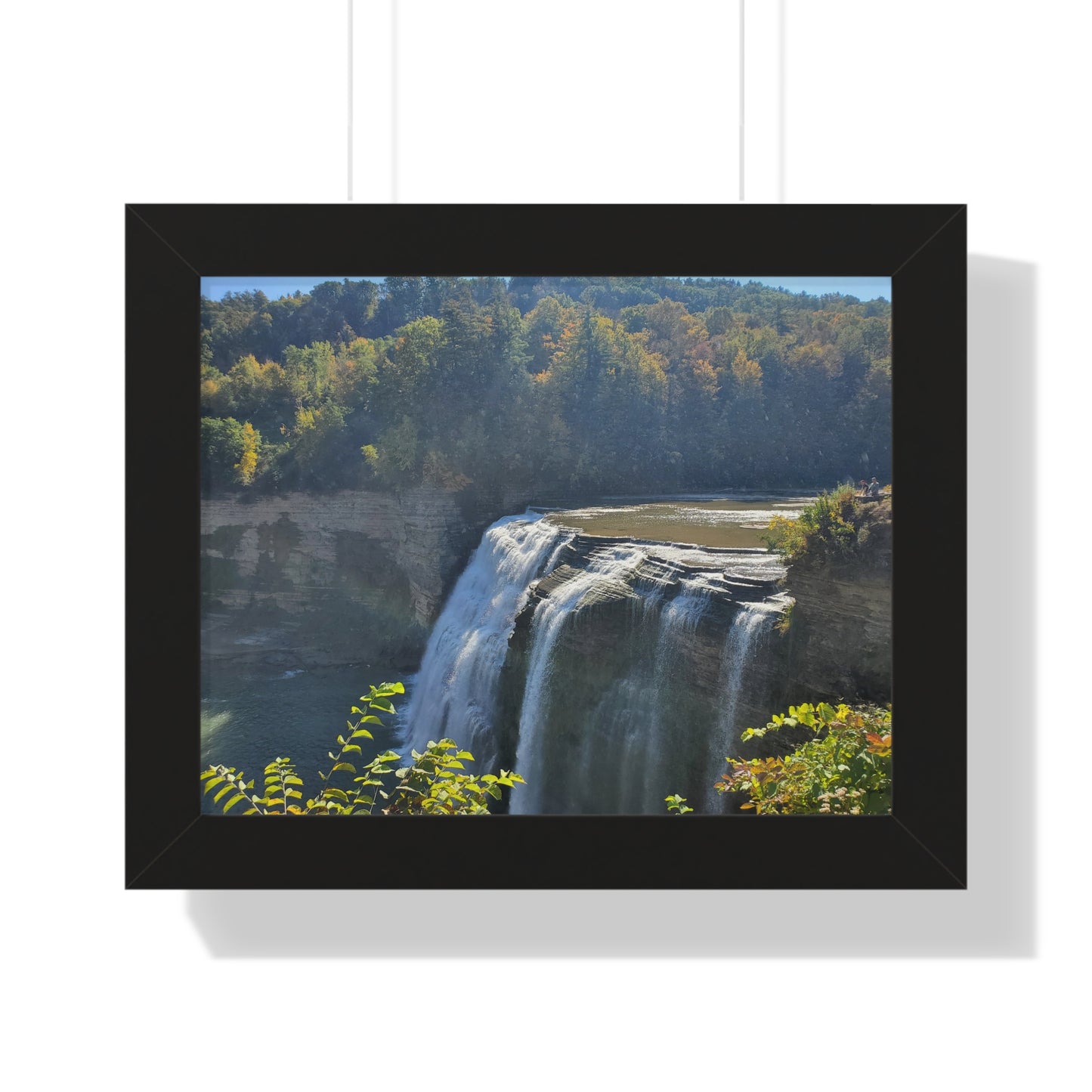 Waterfall Framed Horizontal Poster (B & J Collections)