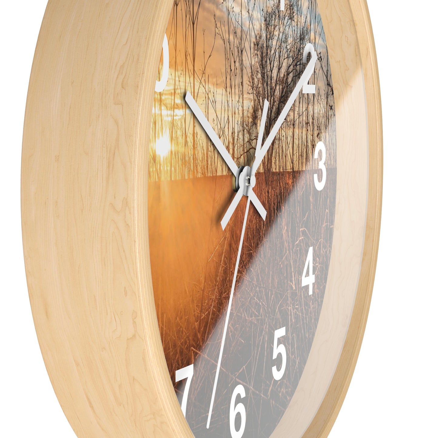 Cloudy Sunset Wall Clock (SP Photography Collection)