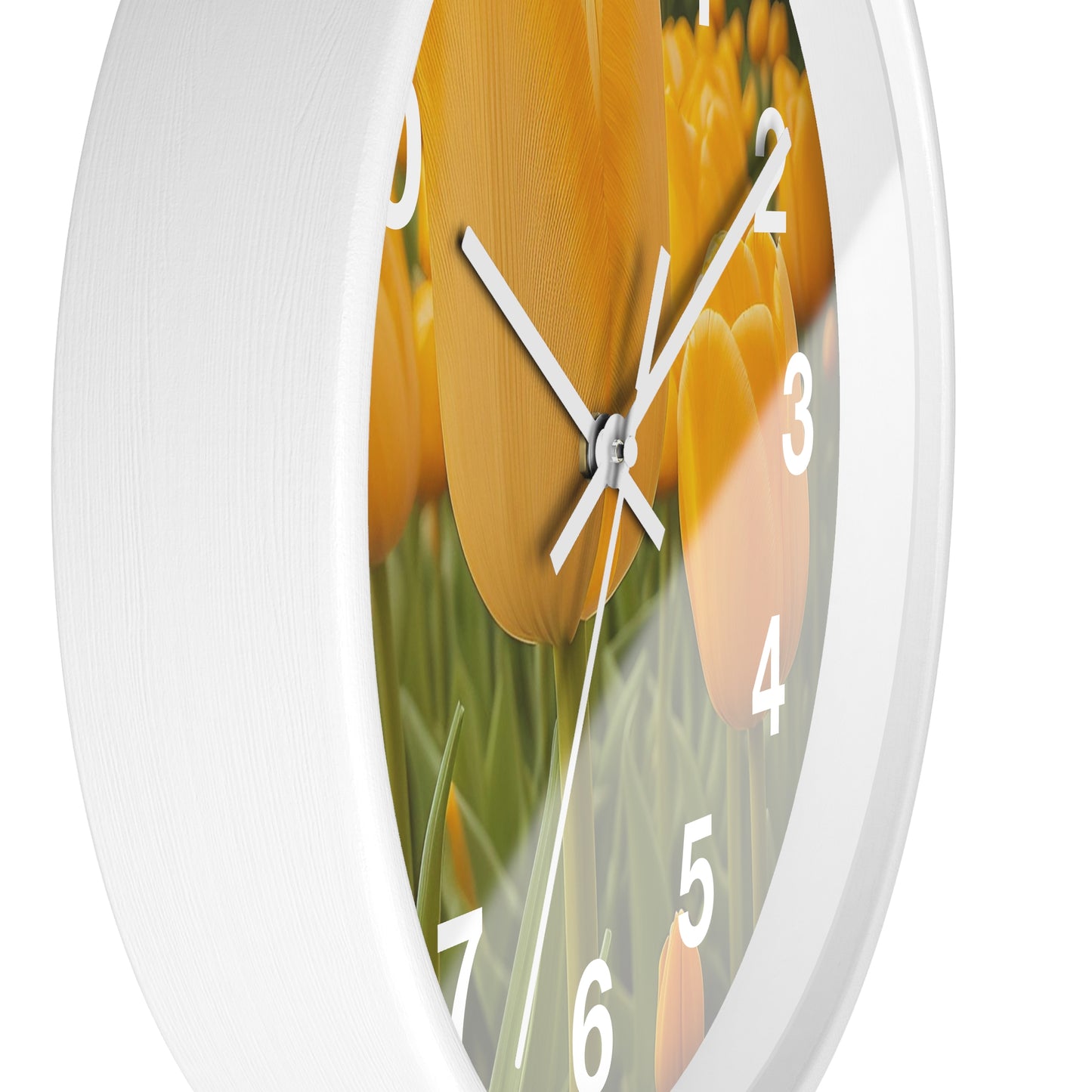 Yellow Tulip Wall Clock (SP Photography Collection)