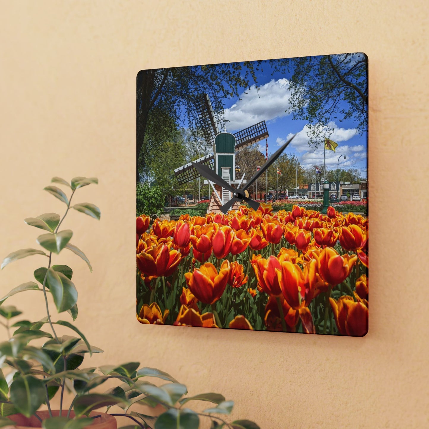 Windmill Garden Wall Clock (SP Photography Collection)