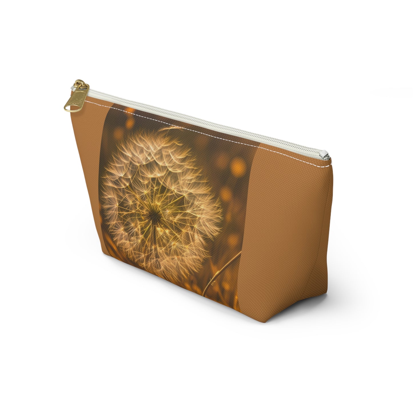 Make a wish Pouch w T-bottom (SP Photography Collection) BROWN