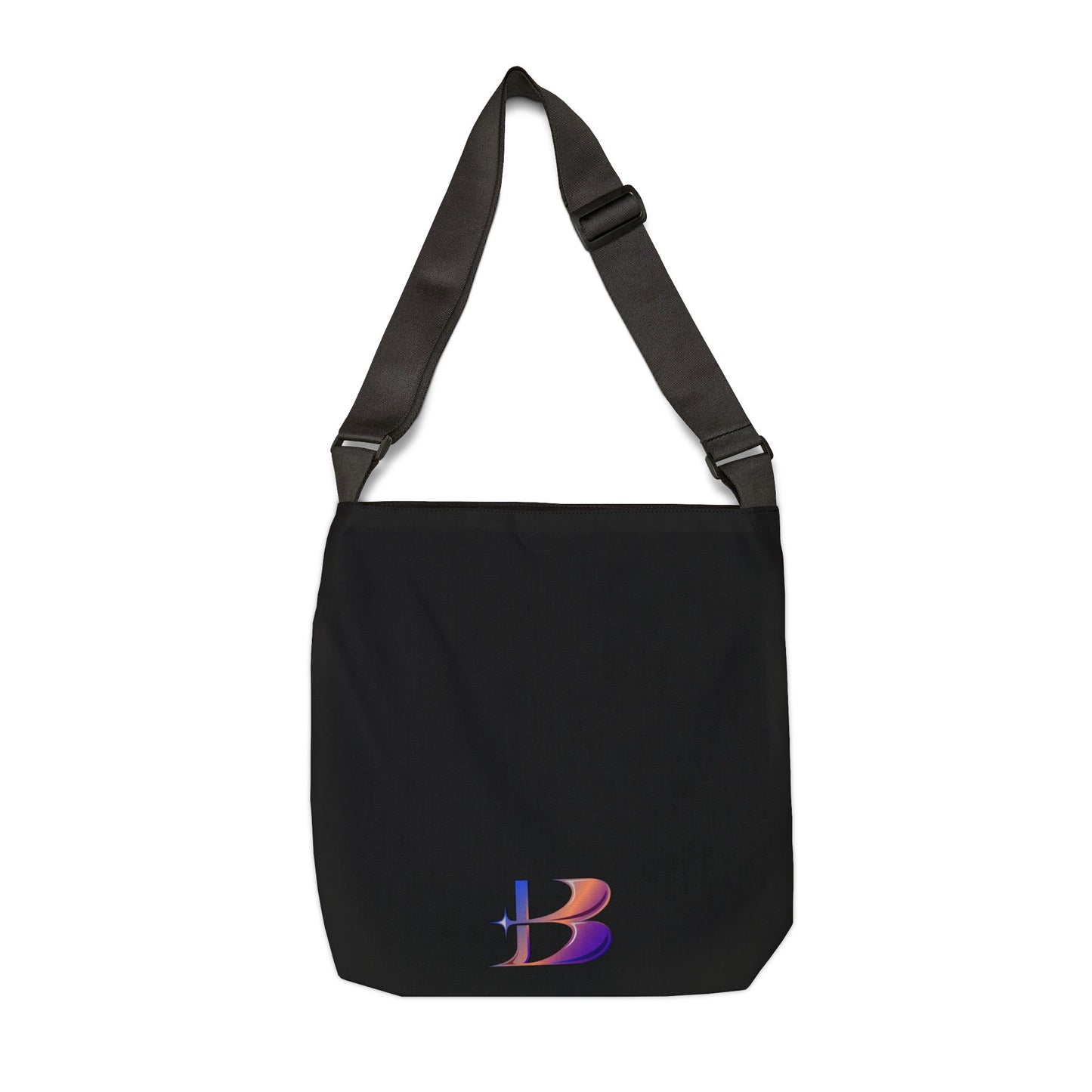 Hummingbird Adjustable Tote Bag (ai B & J Collections) BLACK