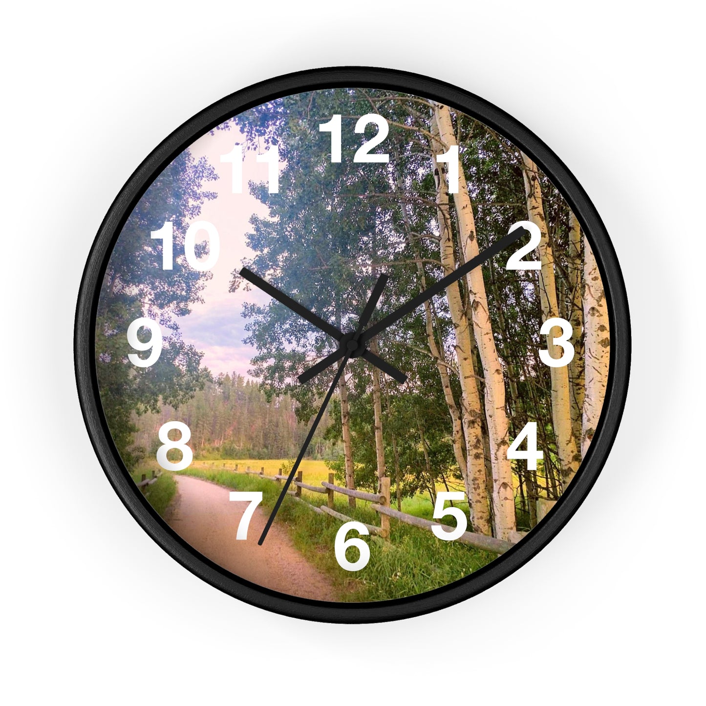 Country Road Wall Clock (SP Photography Collection)