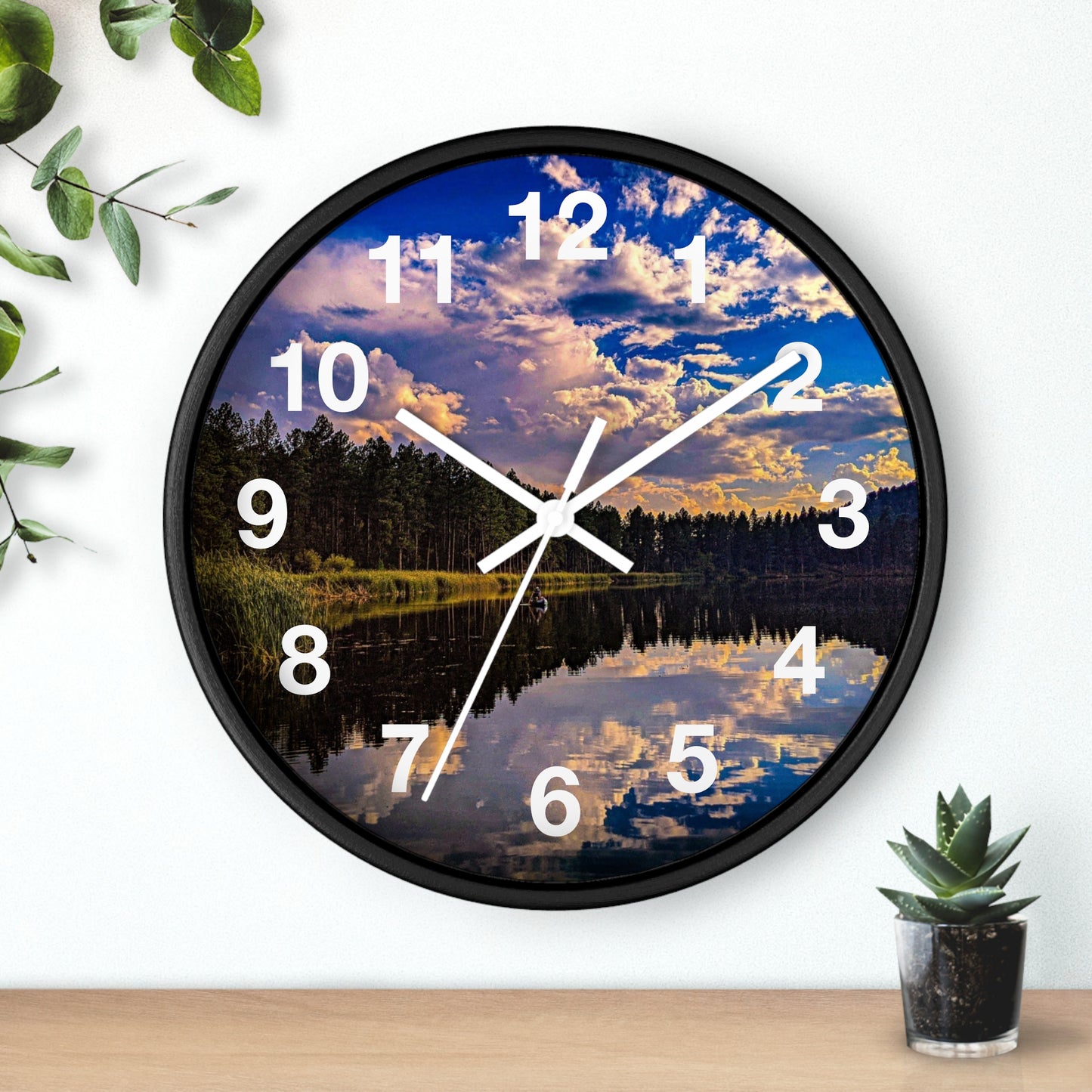 The Lake Wall Clock (SP Photography Collection)