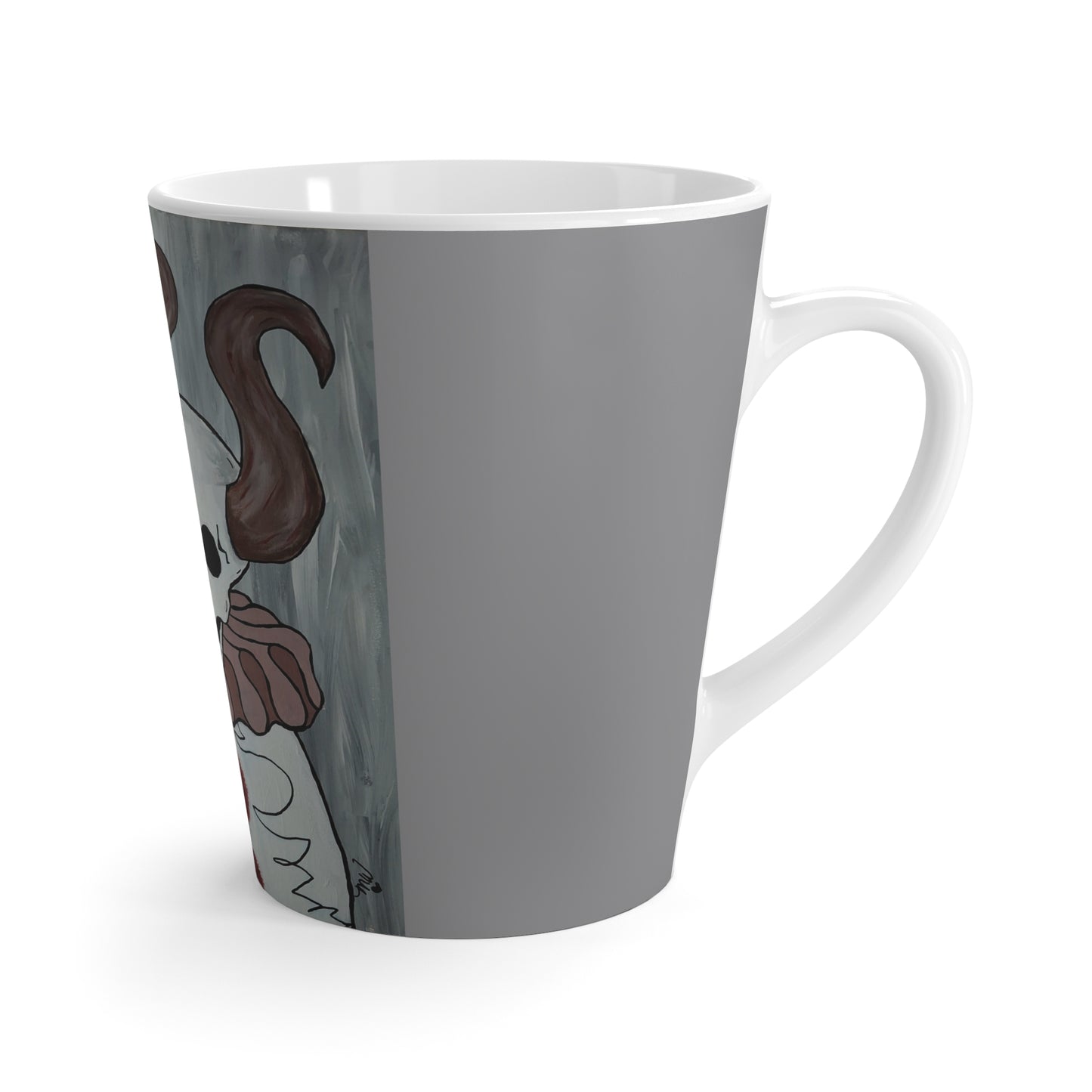 Toby The Clown Latte Mug (Peculiar Paintings Collection)