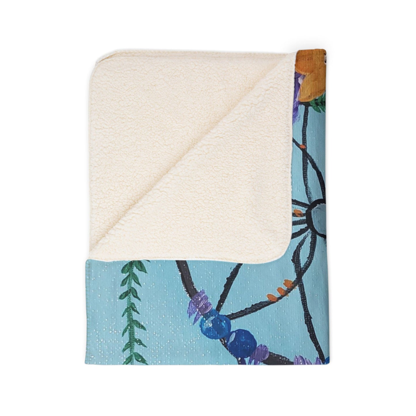 Sweet Dreams Fleece Sherpa Blanket (Brookson Collection)