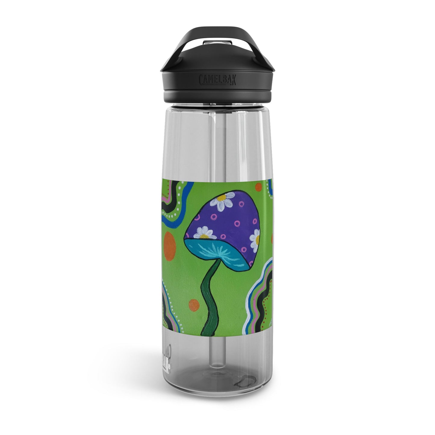 Marguerite Mushroom CamelBak Eddy® Water Bottle, 25oz (Peculiar Paintings Collection)