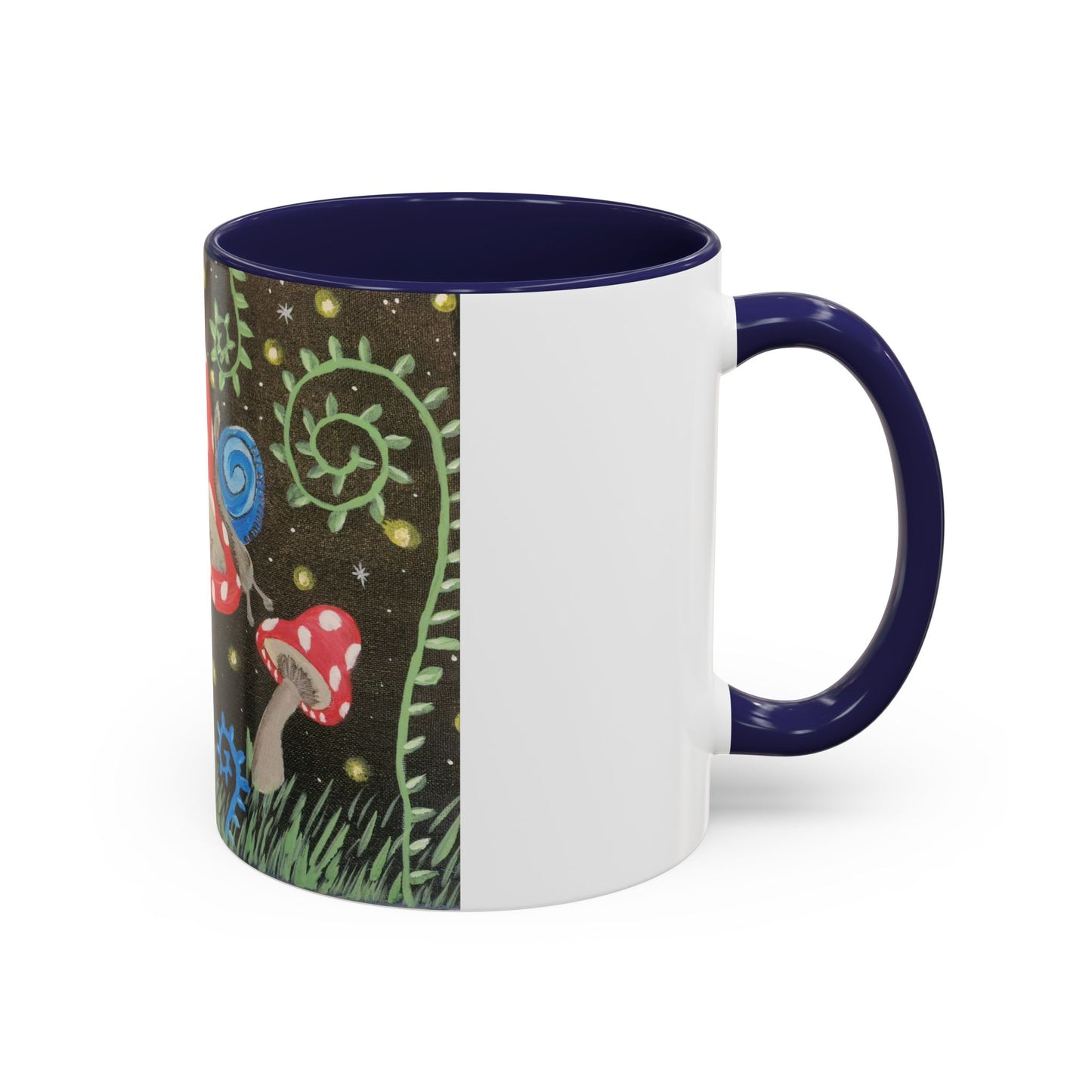 Magical Mushrooms Accent Coffee Mug, 11oz (Brookson Collection)