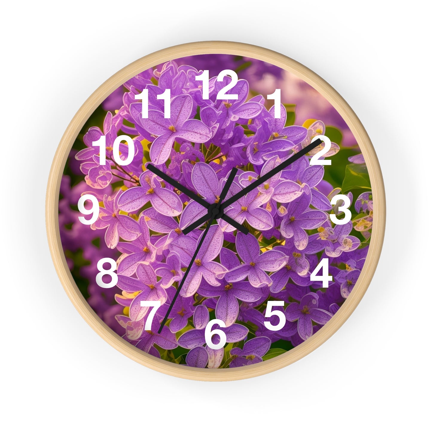 Purple Lilac Clock (SP Photography Collection)