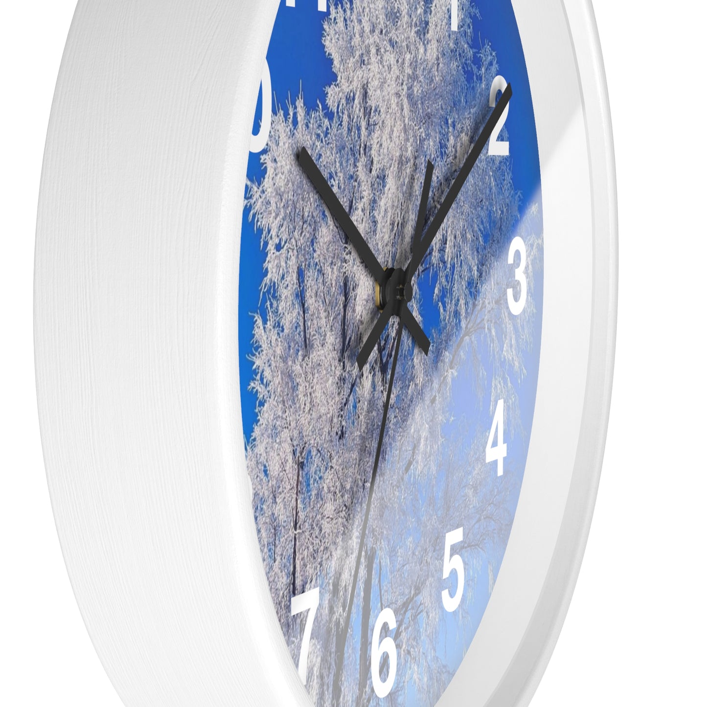Snowy Tree Clock (SP Photography Collection)