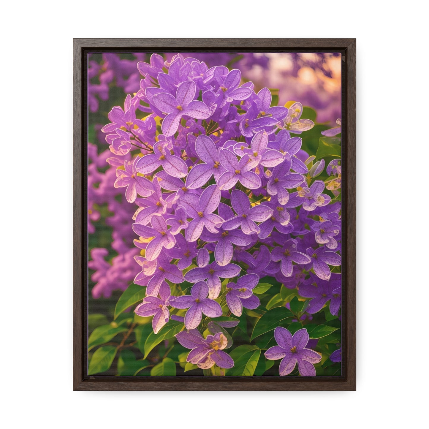 Purple Lilac Canvas Wraps, Vertical Frame (SP Photography Collection)