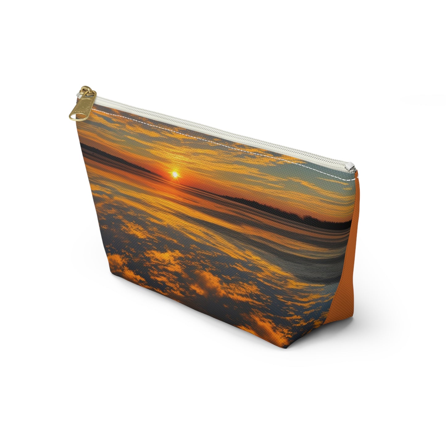 Orange Skies Accessory Pouch w T-bottom (SP Photography Collection) ORANGE
