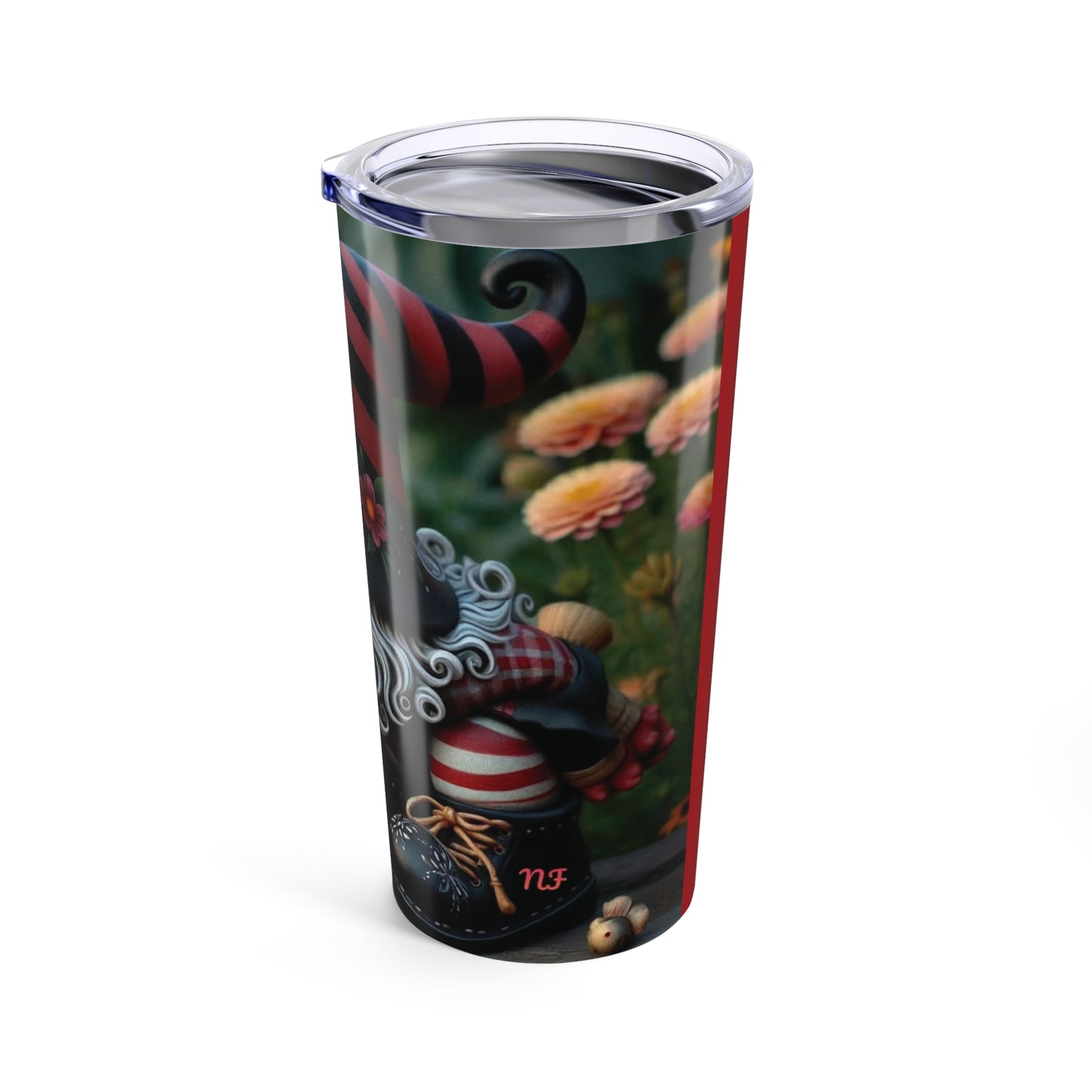 Flower Gnome Tumbler 20oz (aiB & J Collections)