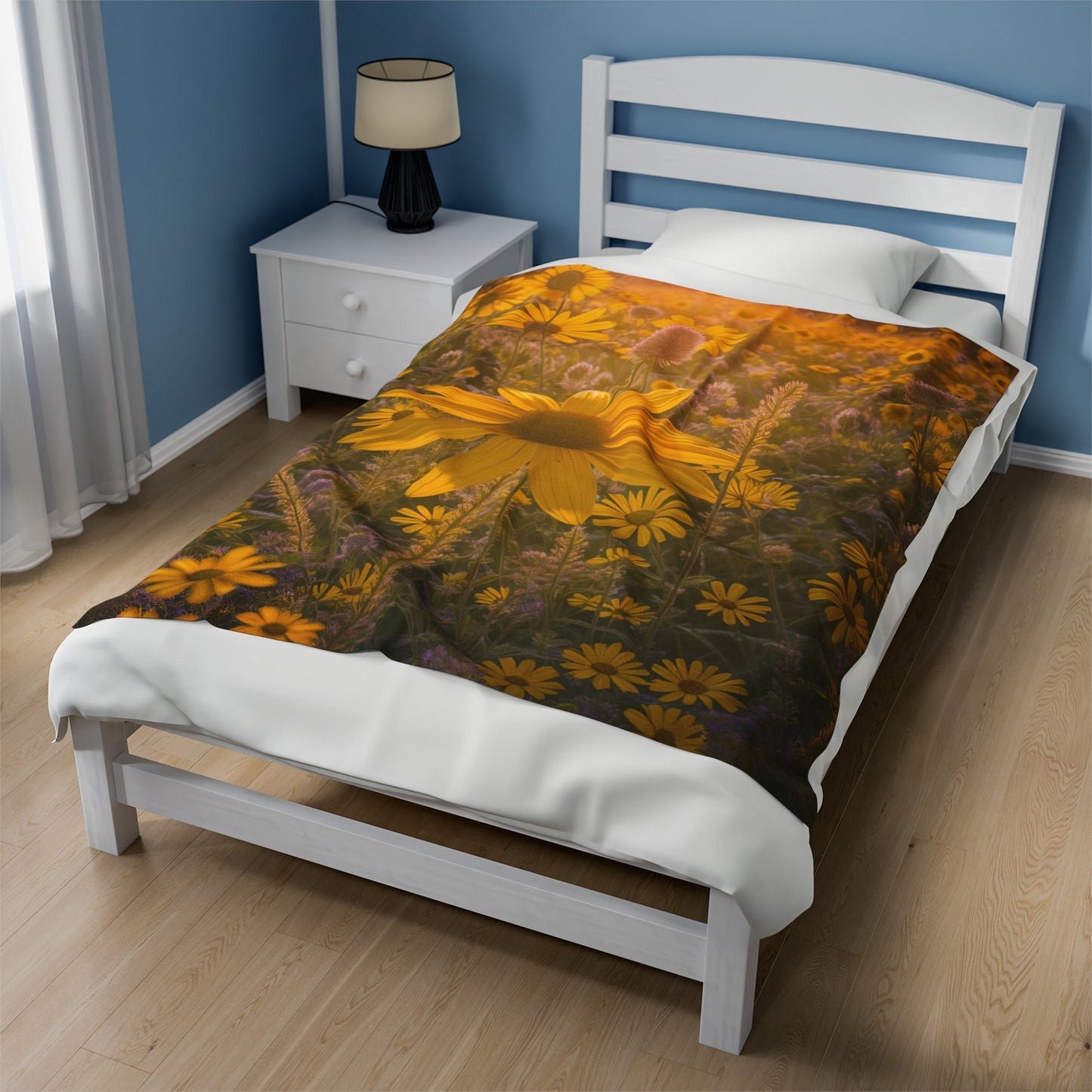 Narrow leaf Velveteen Plush Blanket (SP Photography Collection)