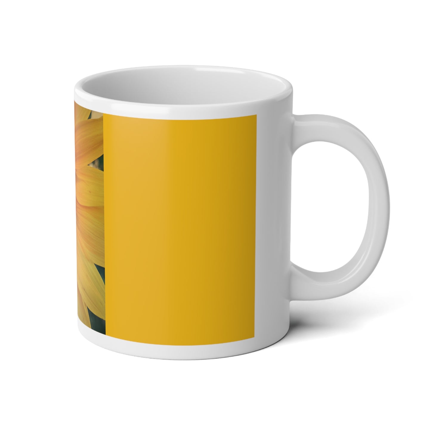Sun Ray Sunflower Jumbo Mug, 20oz (SP Photography Collection) YELLOW