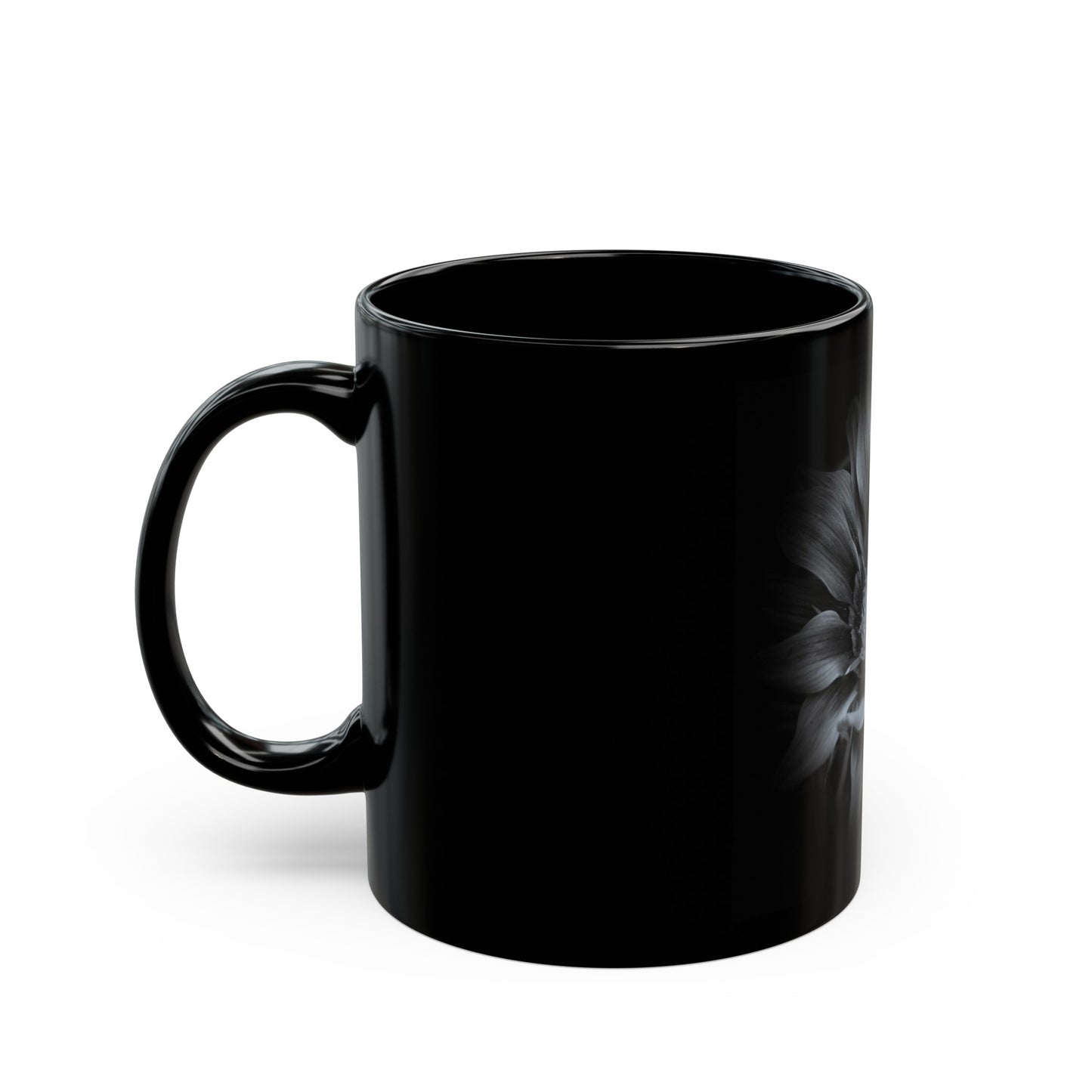 Midnight Bloom Black Mug (SP Photography Collection 11oz) BLACK